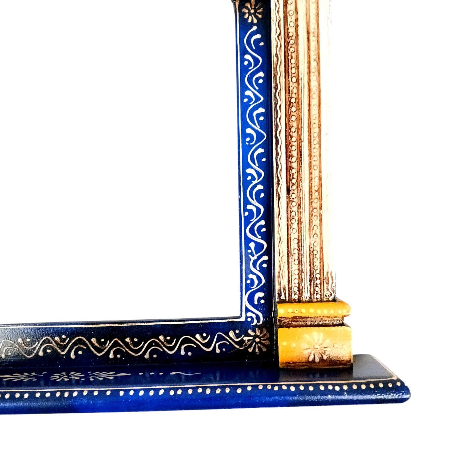 Wooden Jharokha Wall Hanging – Decorative Window Frame for Home, Living Room, Entrance & Wall Decor - 17 Inch - Apkamart