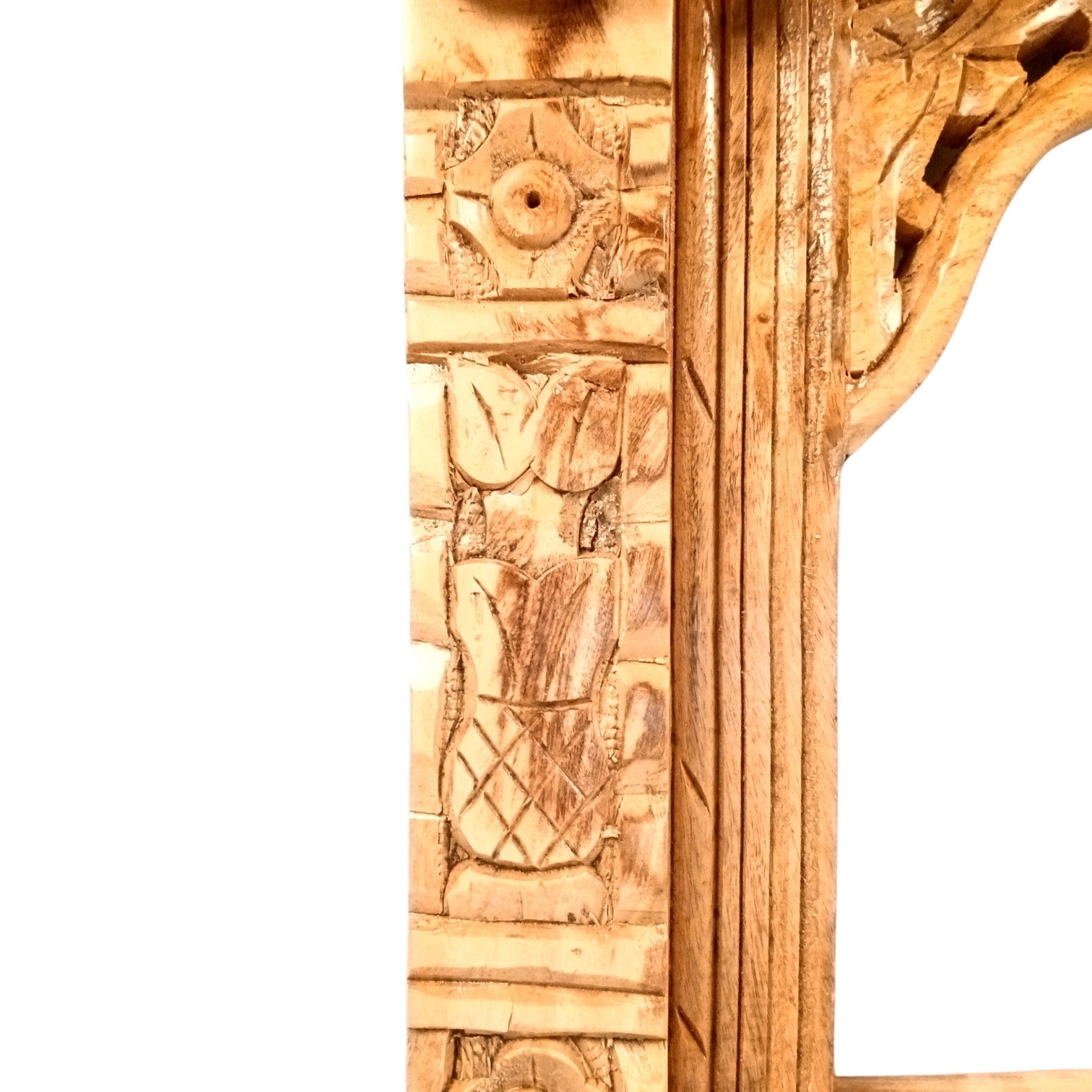 Elephant Jharokha Wooden Frame | Traditional Wall Hanging for Mirror & Photos | Decorative Ethnic Wall Art for Living Room,  Bedroom & Home Decor - 27 Inch - Apkamart