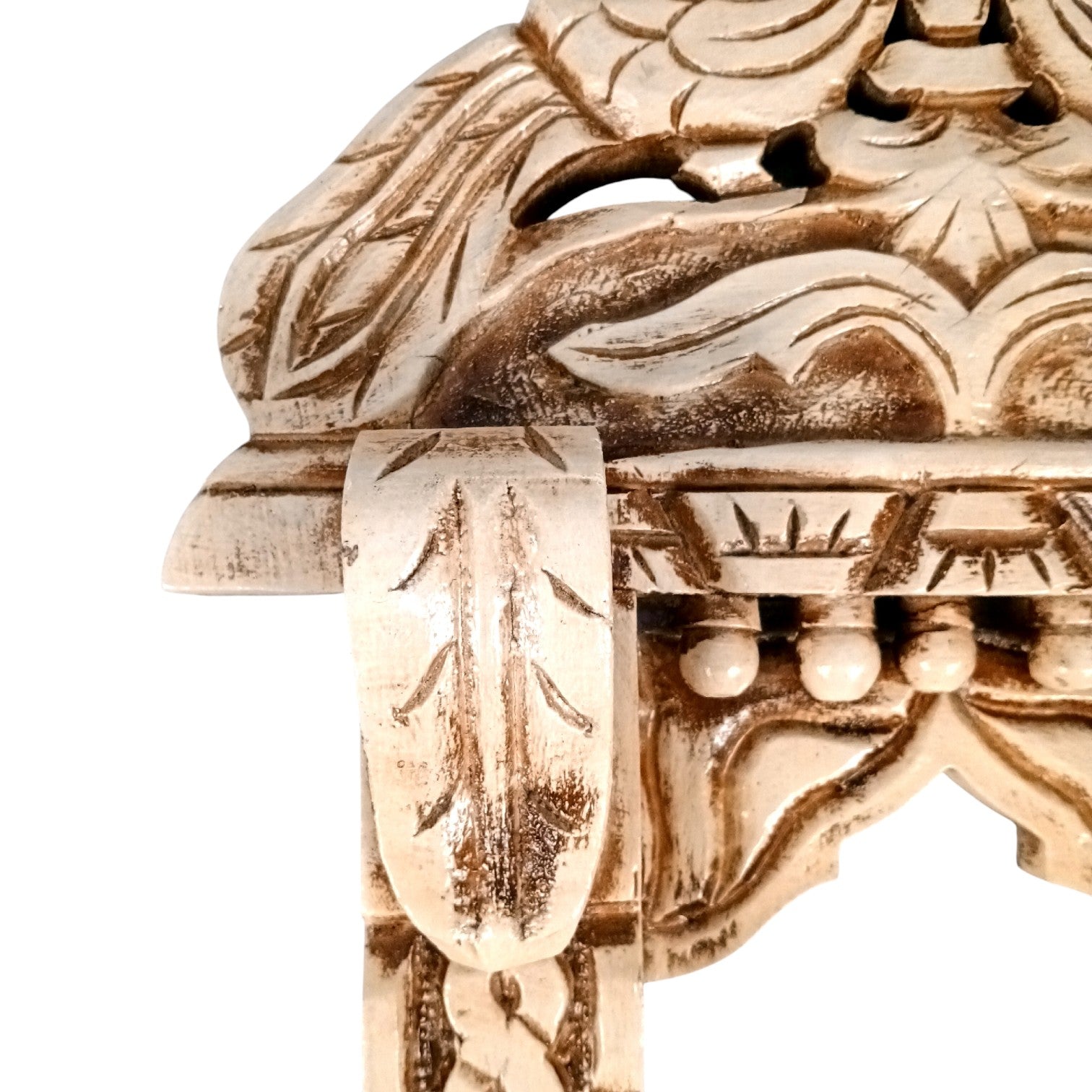 Wooden Jharokha Peacock Design | Decorative Wall Hanging Window Frame | Traditional Handcrafted Jharokha for Home Decor, Mirror, Photo Frame & Gifting - 18 Inch - Apkamart