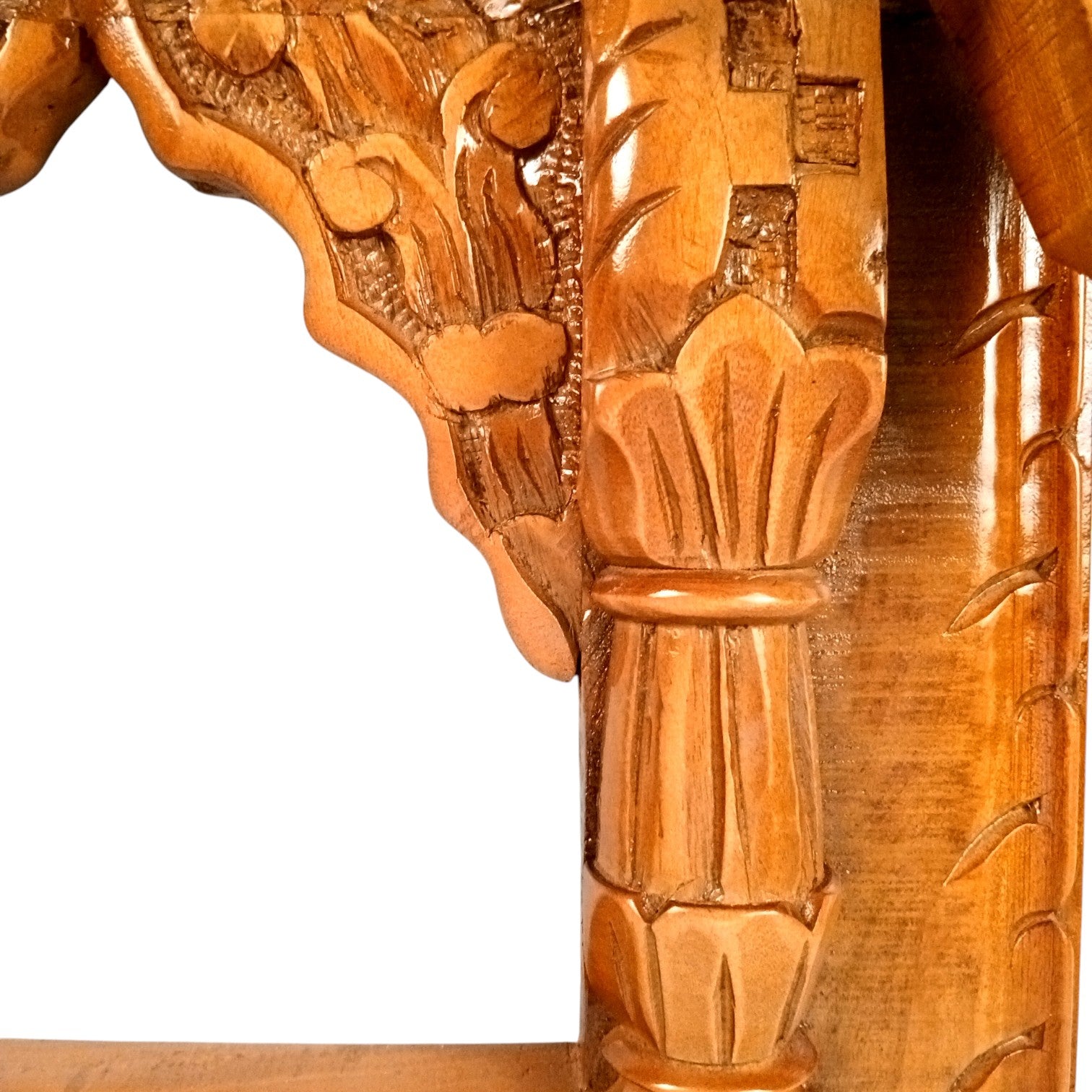 Wooden Jharokha Frame | Traditional Wall Hanging for Mirror & Photos | Decorative Ethnic Wall Art for Living Room,  Bedroom & Home Decor - 27 Inch - Apkamart