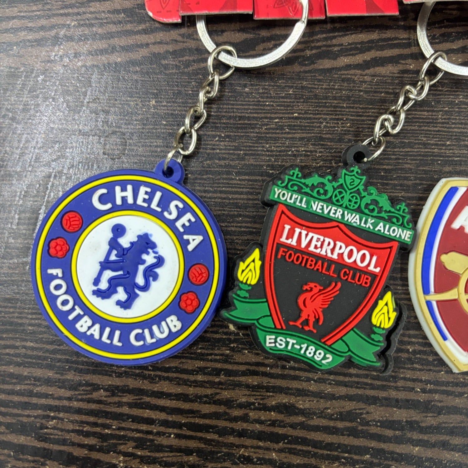 Football Club Keychain Key Ring for Fans | Football Team Key Chain | Club Football Key Chain Stylish Key Holder for Bag Bike Car Gift