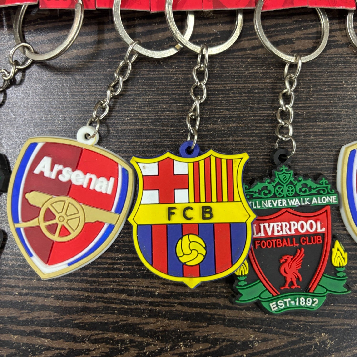 Football Club Keychain Key Ring for Fans | Football Team Key Chain | Club Football Key Chain Stylish Key Holder for Bag Bike Car Gift