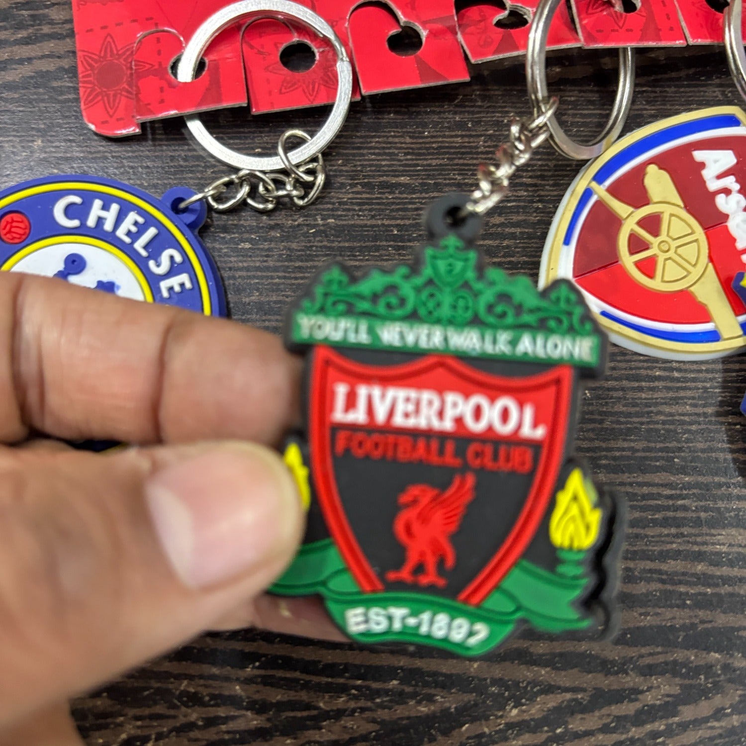 Football Club Keychain Key Ring for Fans | Football Team Key Chain | Club Football Key Chain Stylish Key Holder for Bag Bike Car Gift
