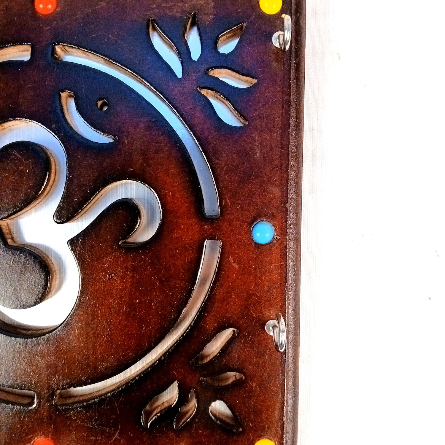 Key Holder Wall Decor | Key Hanging Organizer Stand| Key Hook Hanger Wall Mount - For Home, Entrance, Office Decor & Gifts - 8 Inch (6 Hooks) - Apkamart