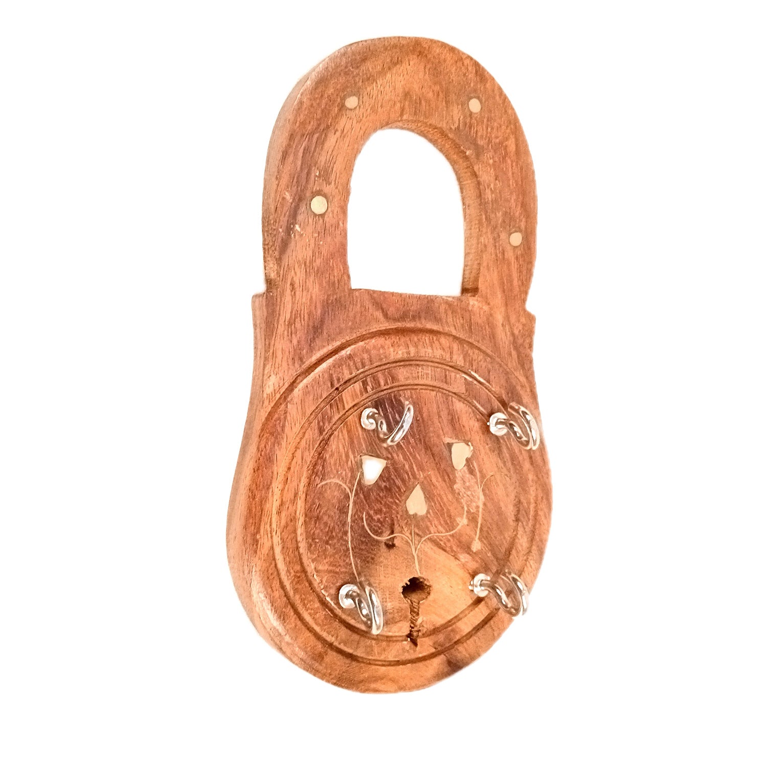 Key Holder Wall Decor | Key Hanging Organizer Stand| Key Hook Hanger Wall Mount - For Home, Entrance, Office Decor & Gifts - 8 Inch (12 Hooks) (Set Of 3) - Apkamart