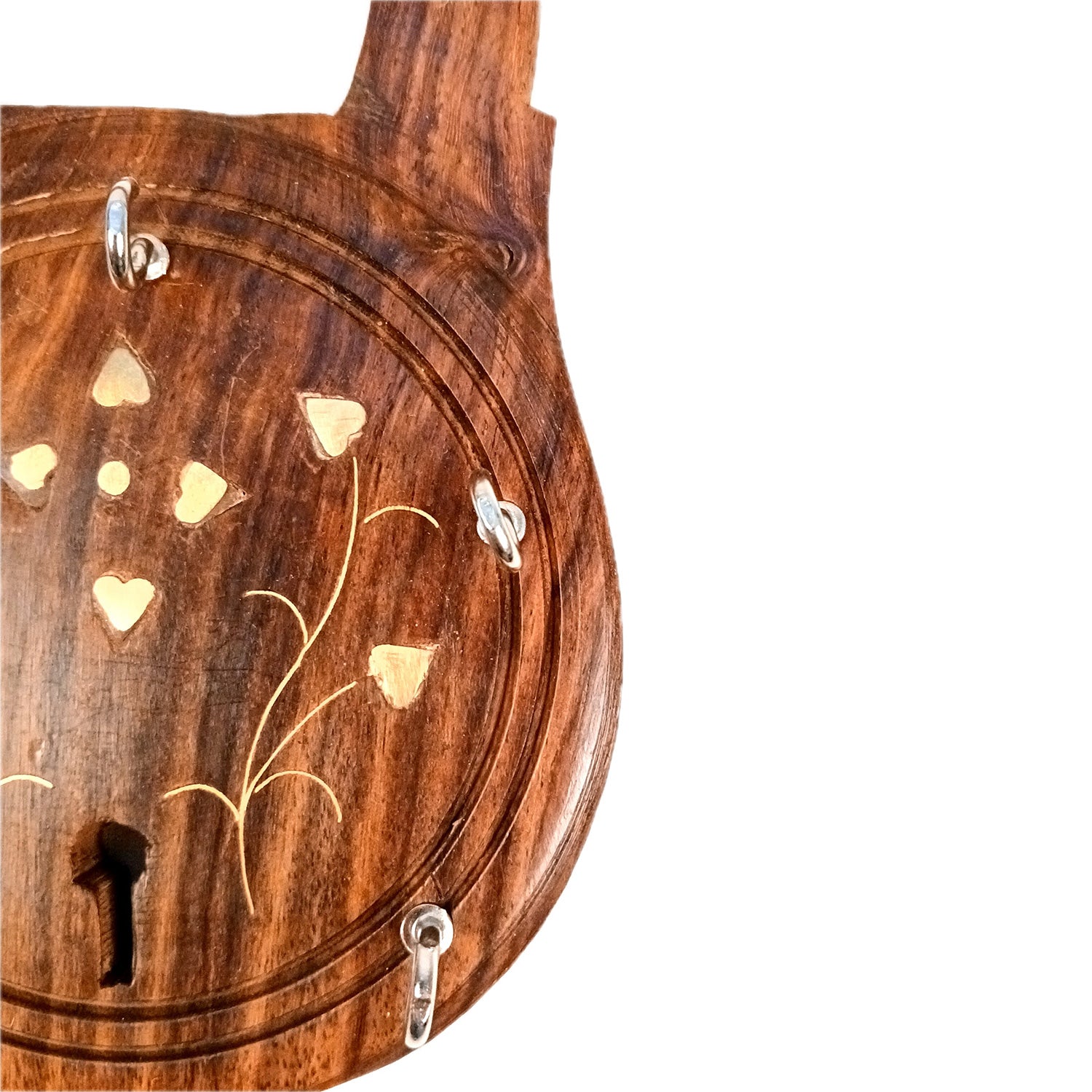 Key Holder Wall Decor | Key Hanging Organizer Stand| Key Hook Hanger Wall Mount - For Home, Entrance, Office Decor & Gifts - 8 Inch (12 Hooks) (Set Of 3) - Apkamart