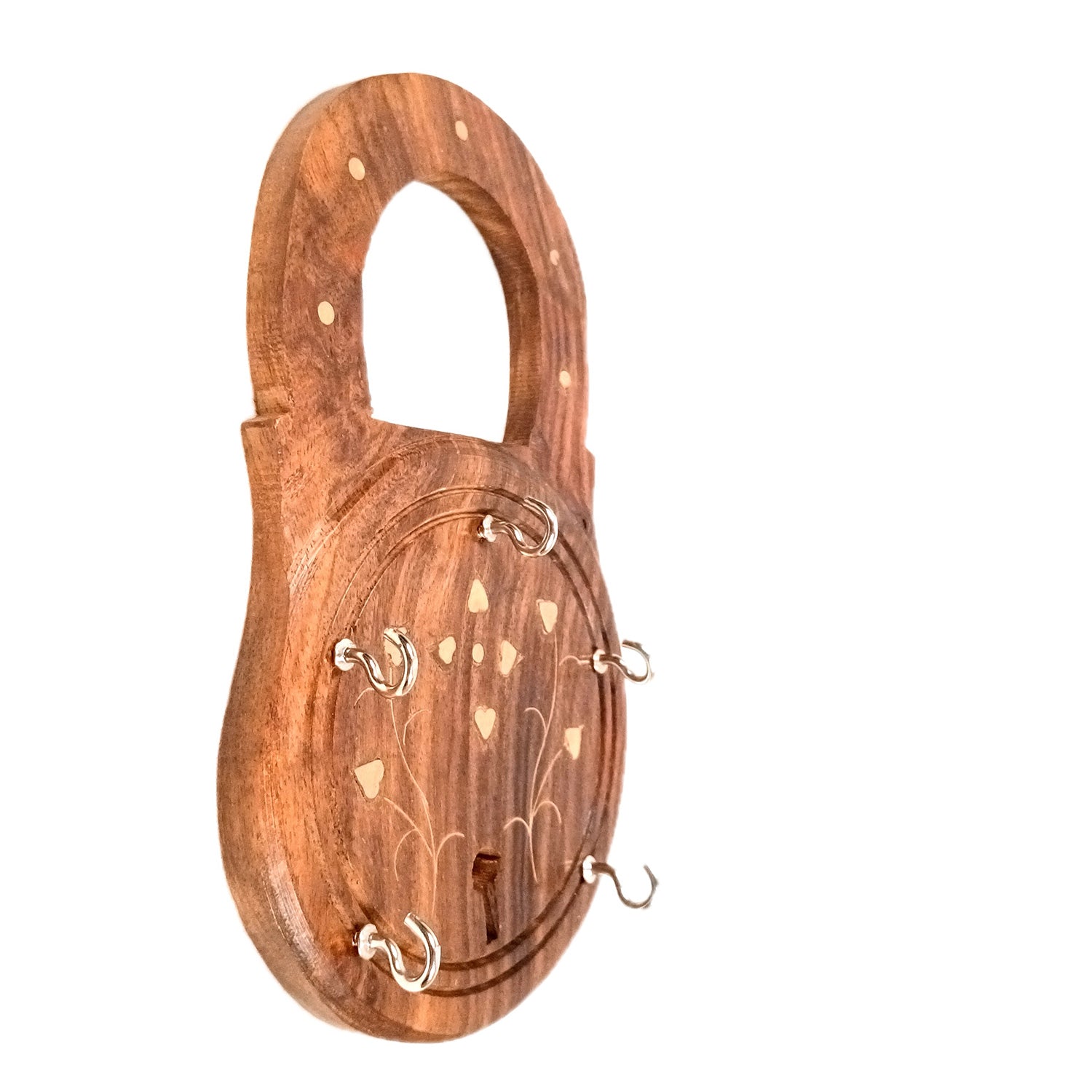 Key Holder Wall Decor | Key Hanging Organizer Stand| Key Hook Hanger Wall Mount - For Home, Entrance, Office Decor & Gifts - 8 Inch (12 Hooks) (Set Of 3) - Apkamart