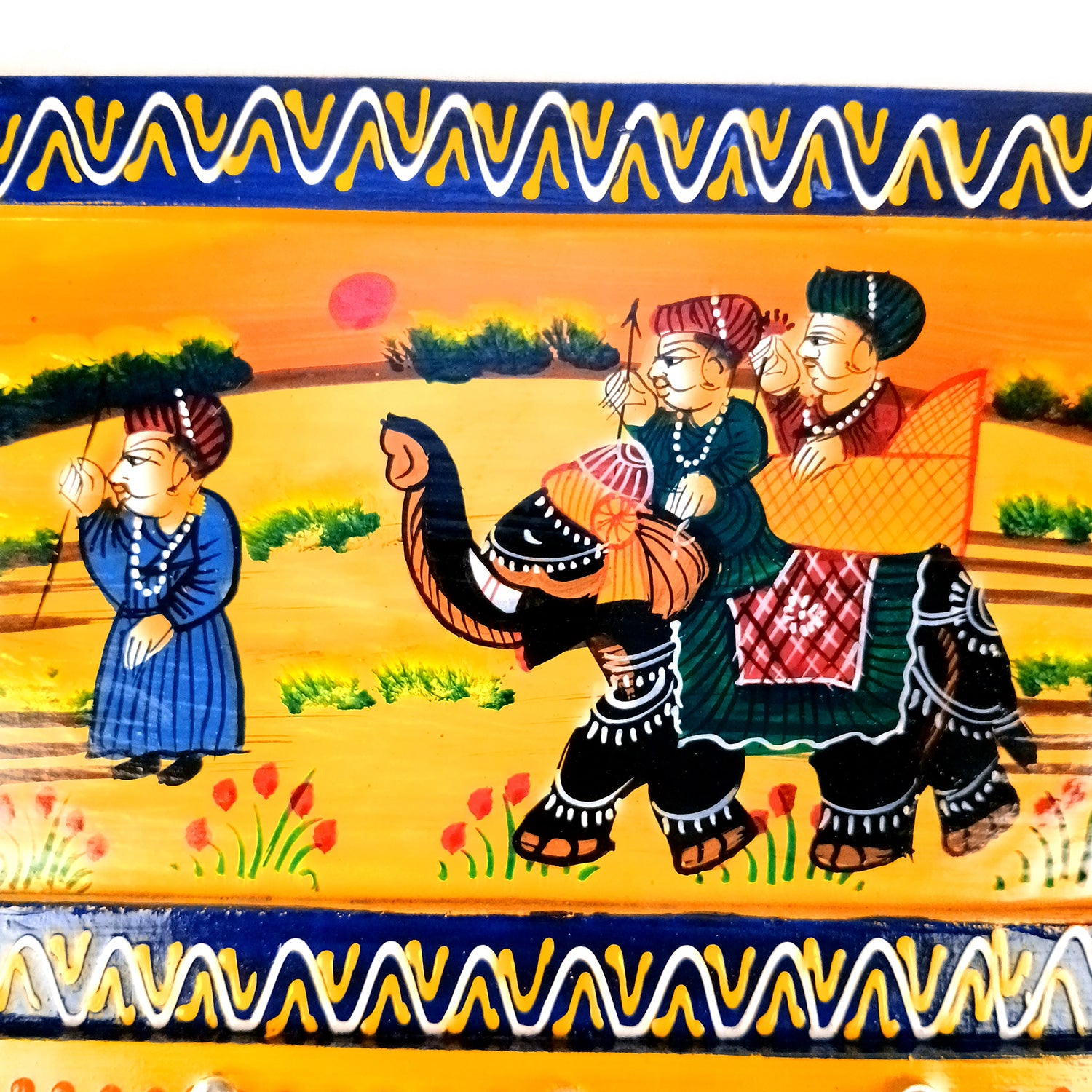 Key Holder Wall Decor | Key Organizer Stand With 5 Hooks | Key Hook Hanger Wall Mount - For Home, Entrance, Office Decor & Gifts - 9 Inch (Wood, Multicolor) - Apkamart