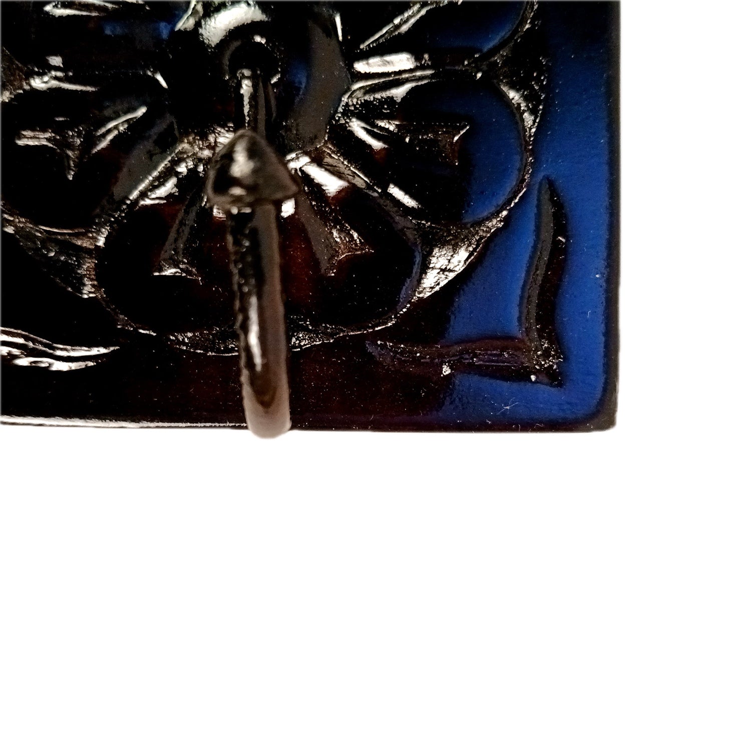 Key Holder Wall Hanging | Handpainted Key Hook Stand With 1 Hooks | Keys Organizer - For Home, Entrance, Office Decor & Gifts - 4 Inch (Wood, Brown) - Apkamart