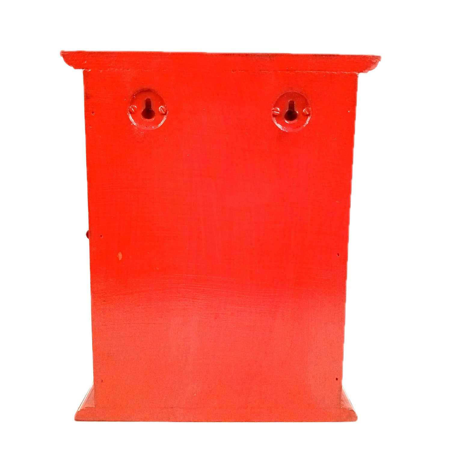 Key Holder Box | Wooden Wall Hanging Keys Box Cabinet Stand - For Home, Office & Entrance Decor - 10 inch (9 Hooks) - Apkamart