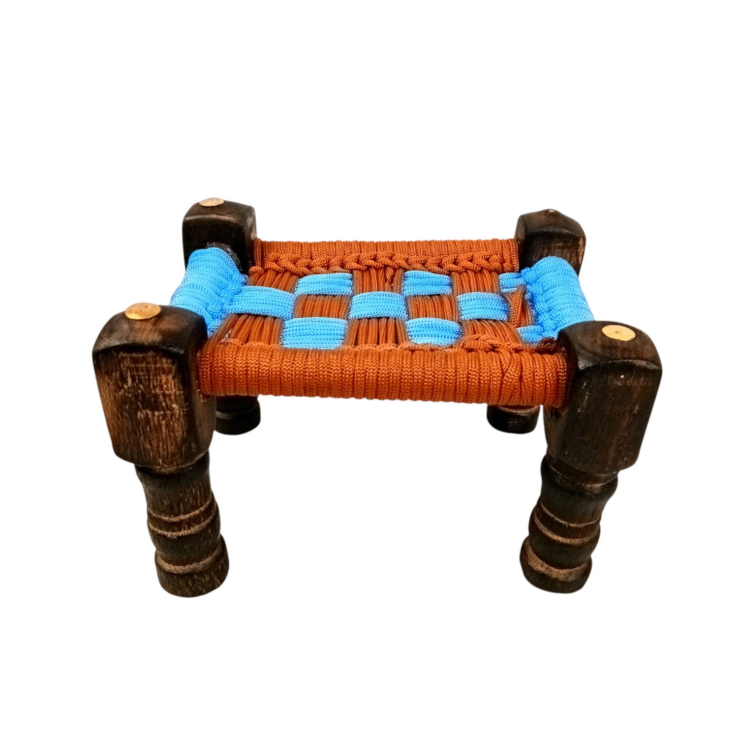 Charpai Khaat Bed Miniature | Wood & Jute Small Chaarpai Khat Cot - for Ladoo Gopal Ji, Home Decor, For keeping God Showpiece | Kids Toys Gift - 10 Inch (Pack of 3) - Apkamart
