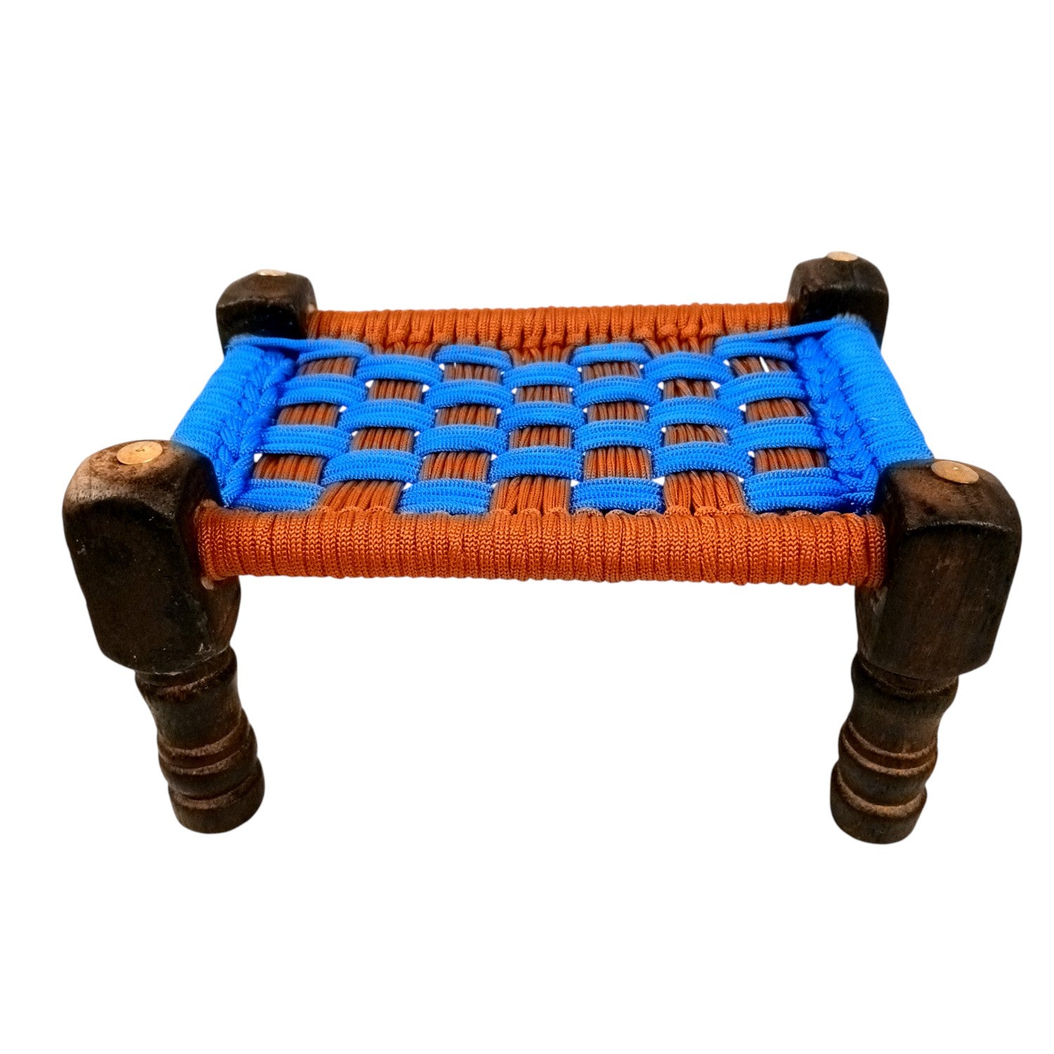Charpai Khaat Bed Miniature | Wood & Jute Small Chaarpai Khat Cot - for Ladoo Gopal Ji, Home Decor, For keeping God Showpiece | Kids Toys Gift - 10 Inch (Pack of 3) - Apkamart