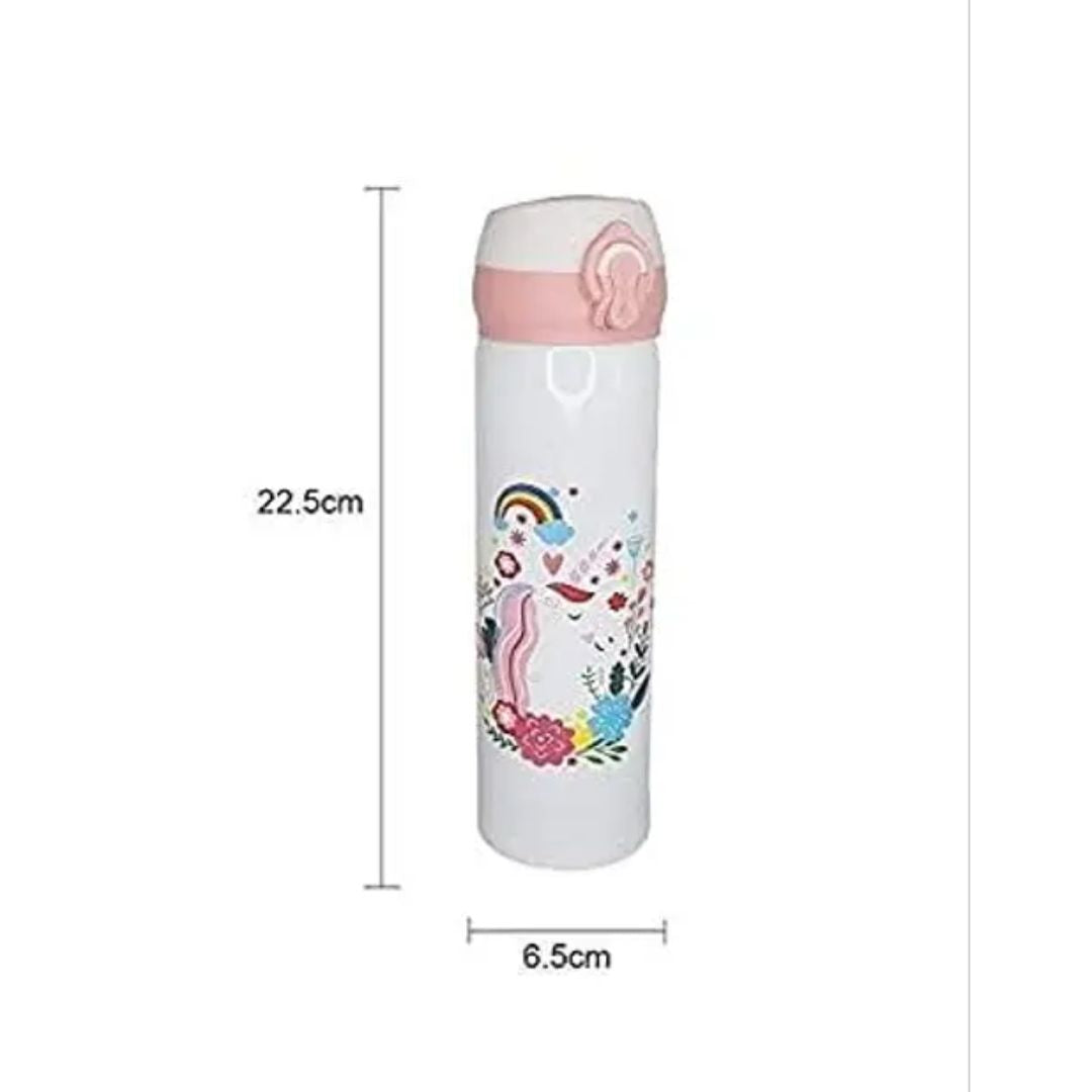 Stainless Steel Water Bottle - Unicorn Design | Flask Insulated Sipper Water Bottle for Girls & Boys - for Schools, Travel, Kids Birthday & Return Gifts- Apkamart #style_Pack of 1