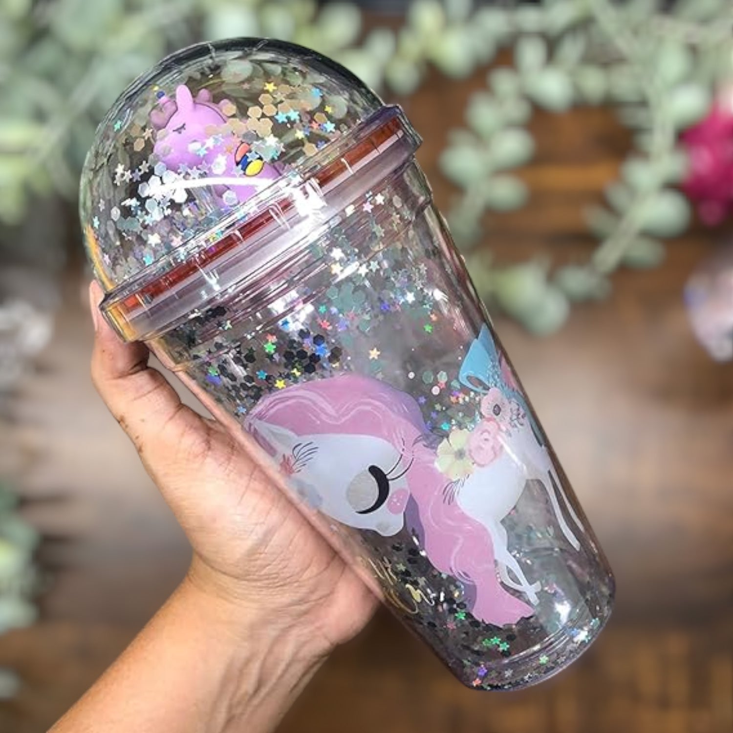 Sipper Bottler with Straw - Unicorn Design | Kid's Cup / Tumbler with Lid | Water Bottle | Fruit Juice Mug for Kids - For Kids Birthday Gift & Return Gift Success - Apkamart #Style_pack of 1