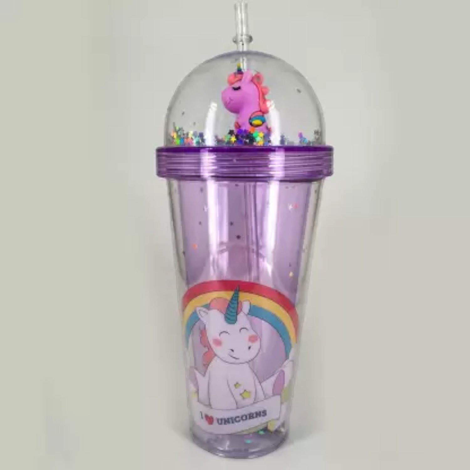 Sipper Bottler with Straw - Unicorn Design | Kid's Cup / Tumbler with Lid | Water Bottle | Fruit Juice Mug for Kids - For Kids Birthday Gift & Return Gift Success - Apkamart #Style_pack of 1