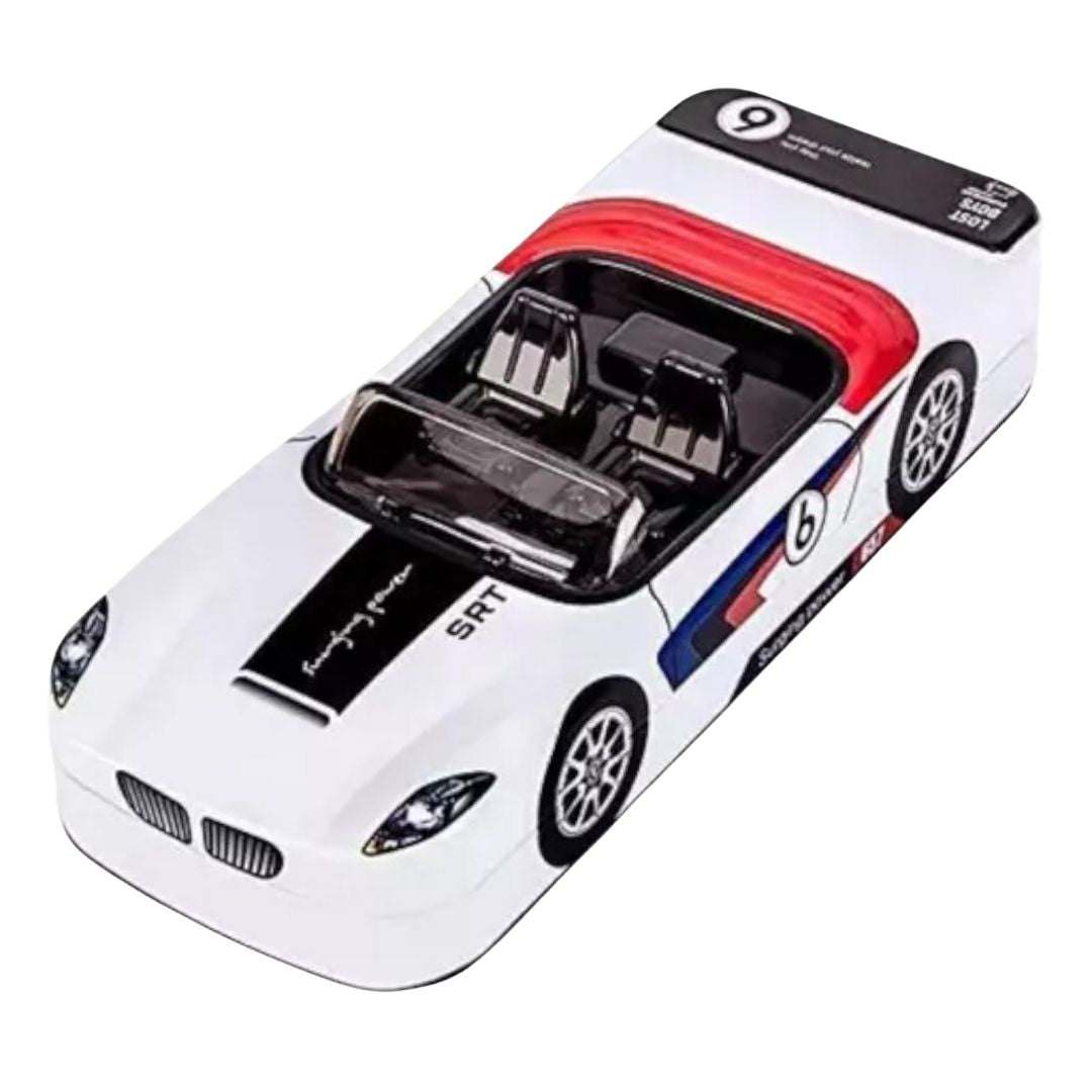 Pencil Box | Pen Pencil Case - Racing Car Design With Wheels - for Kids School Supplies & Birthday Return Gifts - Apkamart #style_pack of 2