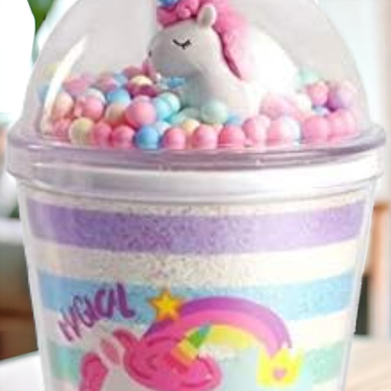 Unicorn Sipper Bottle With LED Glow Light | Tumbler with Straw & Lid - For Kids Birthday Gift & Return Gift - Apkamart #Style_pack of 1