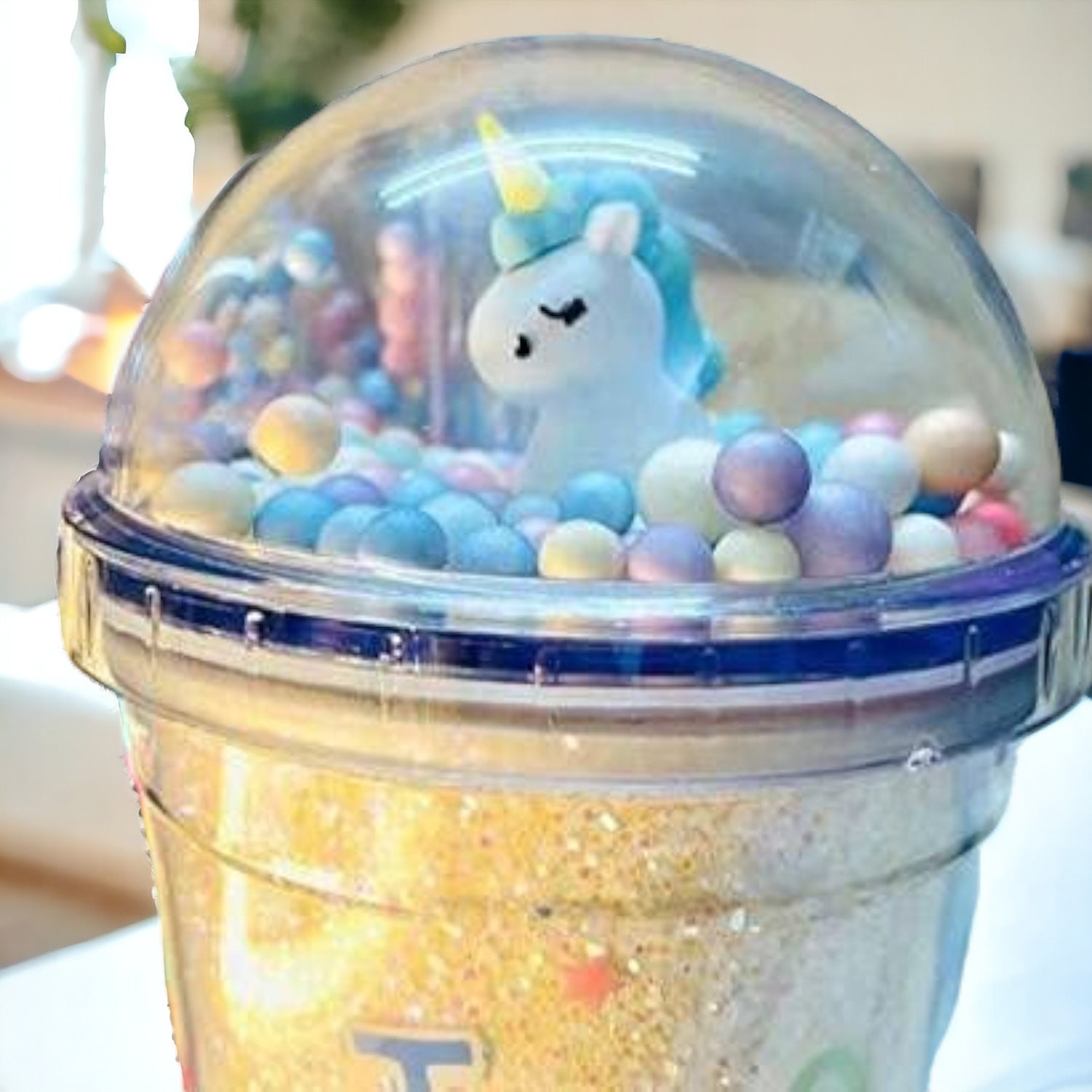 Unicorn Sipper Bottle With LED Glow Light | Tumbler with Straw & Lid - For Kids Birthday Gift & Return Gift - Apkamart #Style_pack of 2