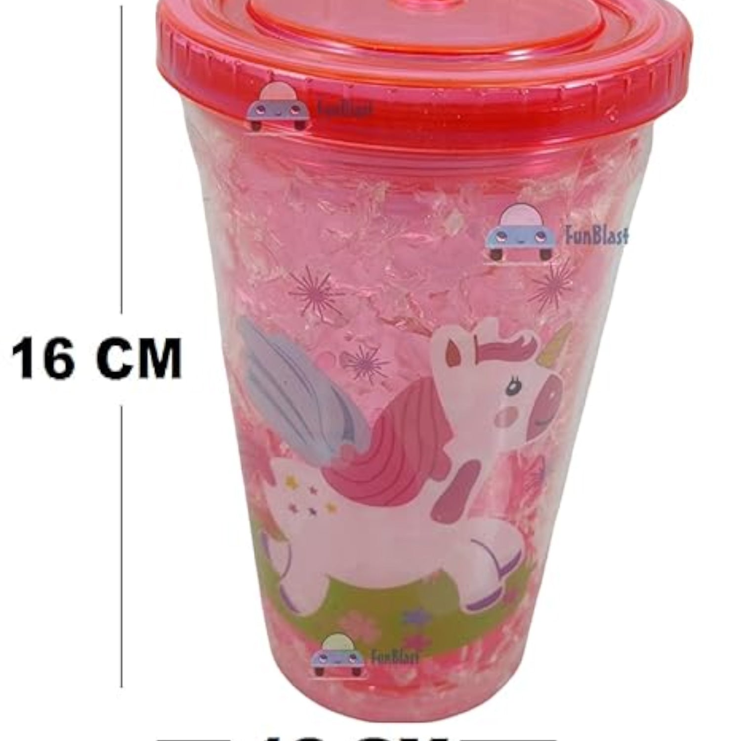 Unicorn Sipper Bottle with Straw & Lid | Kid's Tumbler | Mug For Water, Milk & Juice - For Kids Birthday Gift & Return Gift - Apkamart #Style_Pack of 1