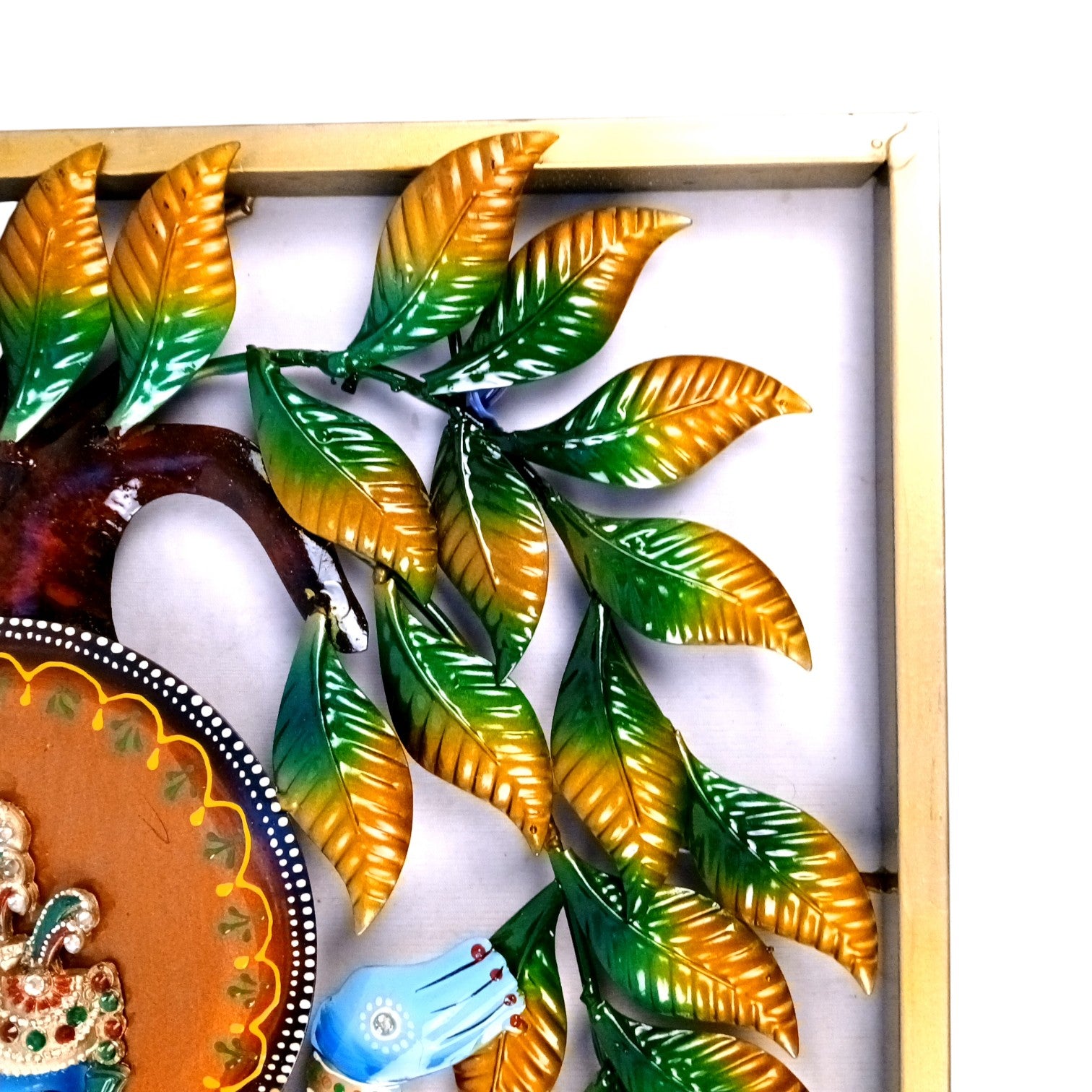 Krishna Wall Hanging With LED Lights for Home Decor | Decorative Wall Art Showpiece for Living Room, Bedroom & Office | Traditional & Modern Home Decoration - 24 Inch - Apkamart