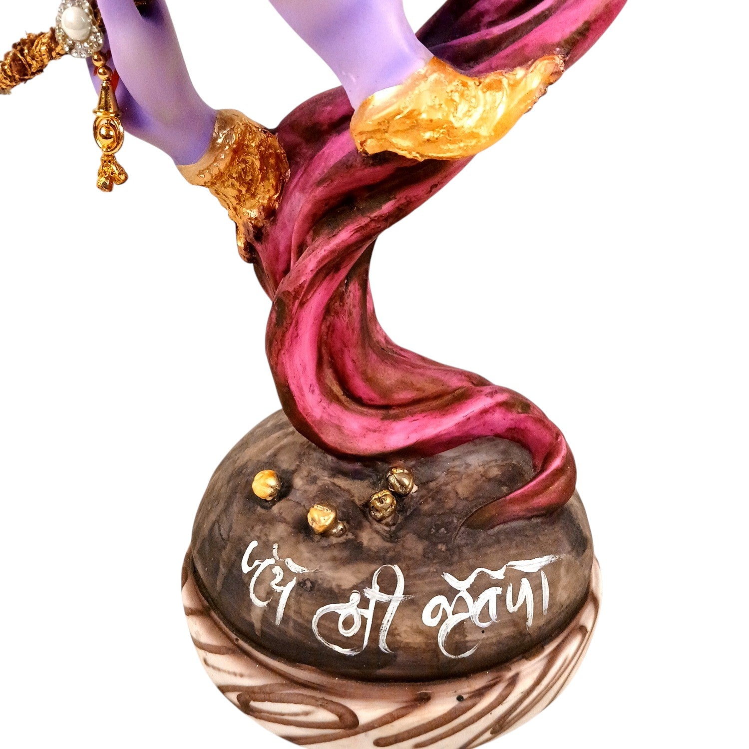 Krishna with Bansuri Statue | Decorative Krishan Idol for Pooja & Living Room | Spiritual Home & Table Decor, Diwali & Janmashtami Gift - 22 Inch - Apkamart