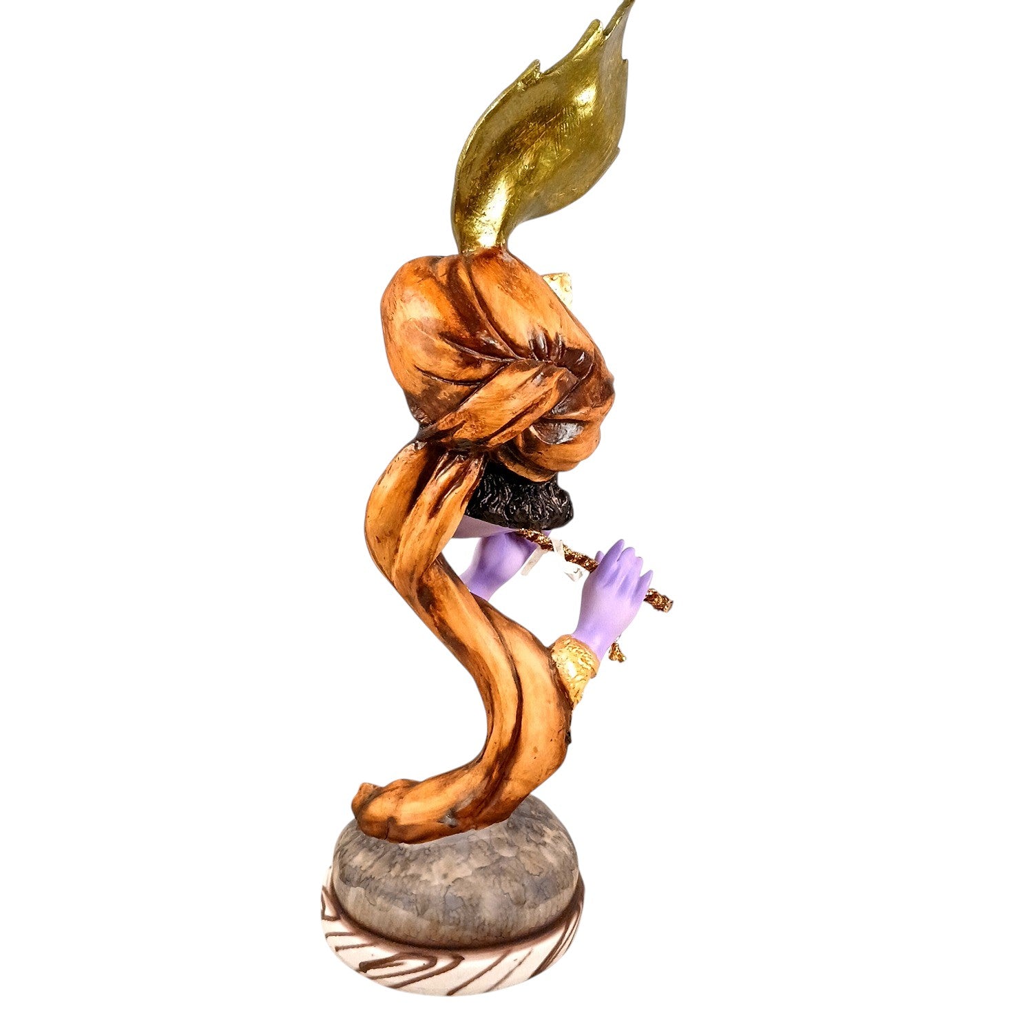 Shri Krishna Idol with Flute | Krishan Murti for Home Temple & Vastu | Religious Table Decor, Diwali & Janmashtami Gift - 22 Inch - Apkamart