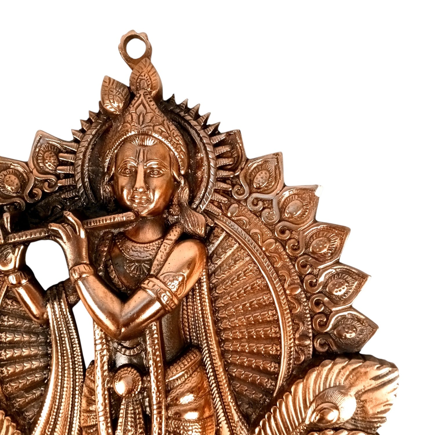 Krishan Wall Hanging Showpiece | Tabletop & Wall Decor | Spiritual Handicraft for Home, Bedroom, Living Room | Premium Gift for Birthday & Festive Occasions - 17 Inch