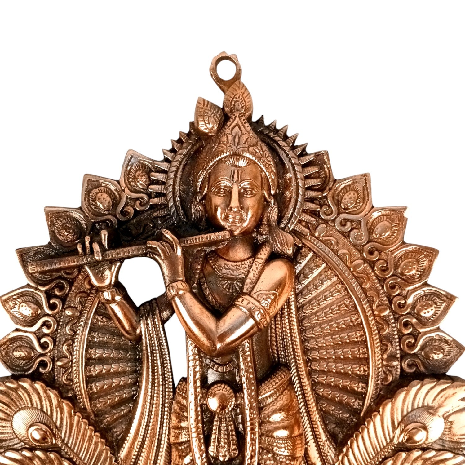 Krishan Wall Hanging Showpiece | Tabletop & Wall Decor | Spiritual Handicraft for Home, Bedroom, Living Room | Premium Gift for Birthday & Festive Occasions - 17 Inch - Apkamart