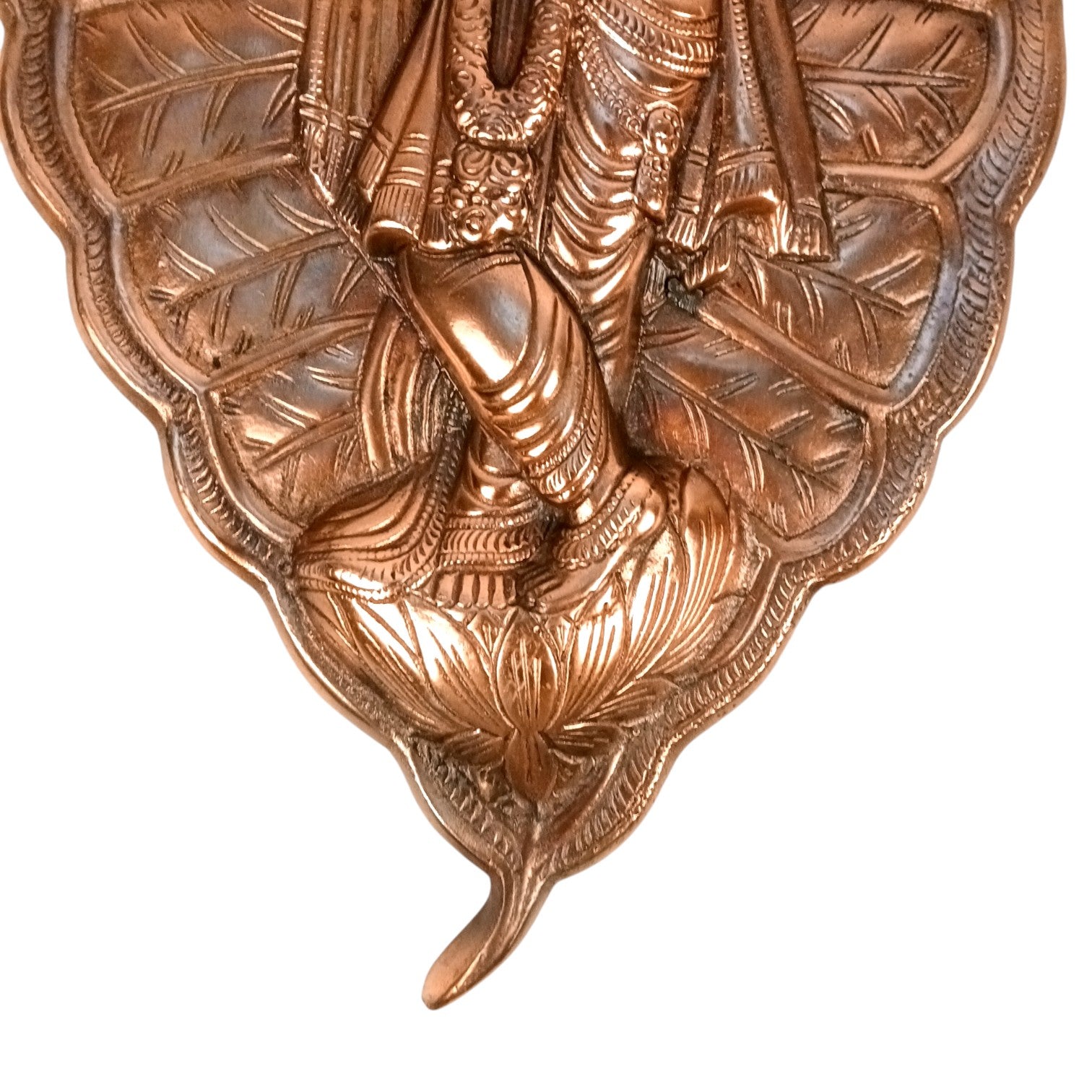 Krishna Wall Hanging | Decorative Lord Krishna Idol for Wall Decor | Spiritual Hindu God Wall Art for Home & Temple | Handcrafted Gift for Festivals & Housewarming – 19 Inch - Apkamart