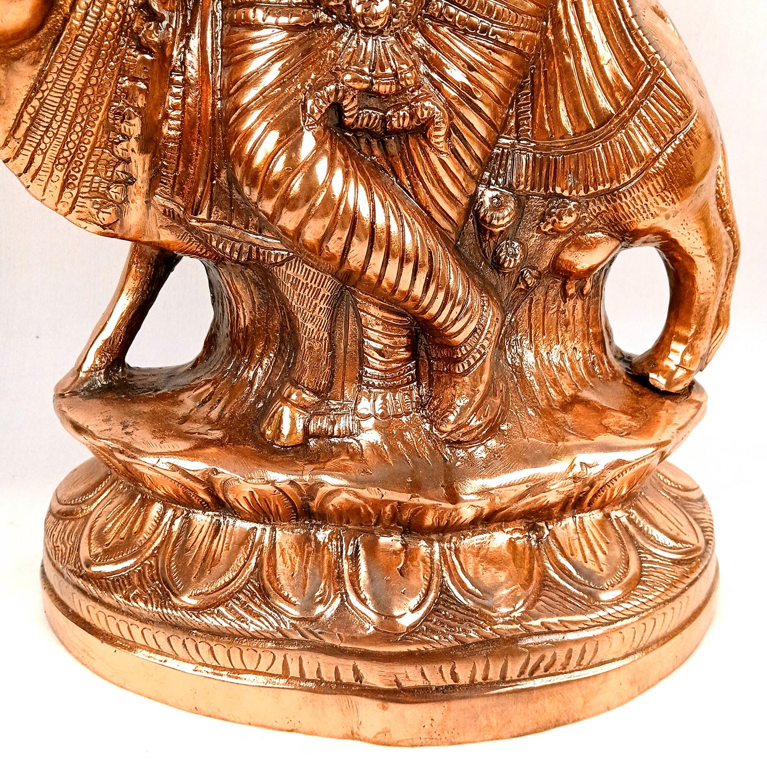 Krishna Statue Big | Shri Krishna With Cow Idol Murti - for Home, Table, Living Room, Office, Puja , Entrance Decoration & Gifts - 27 Inch - Apkamart
