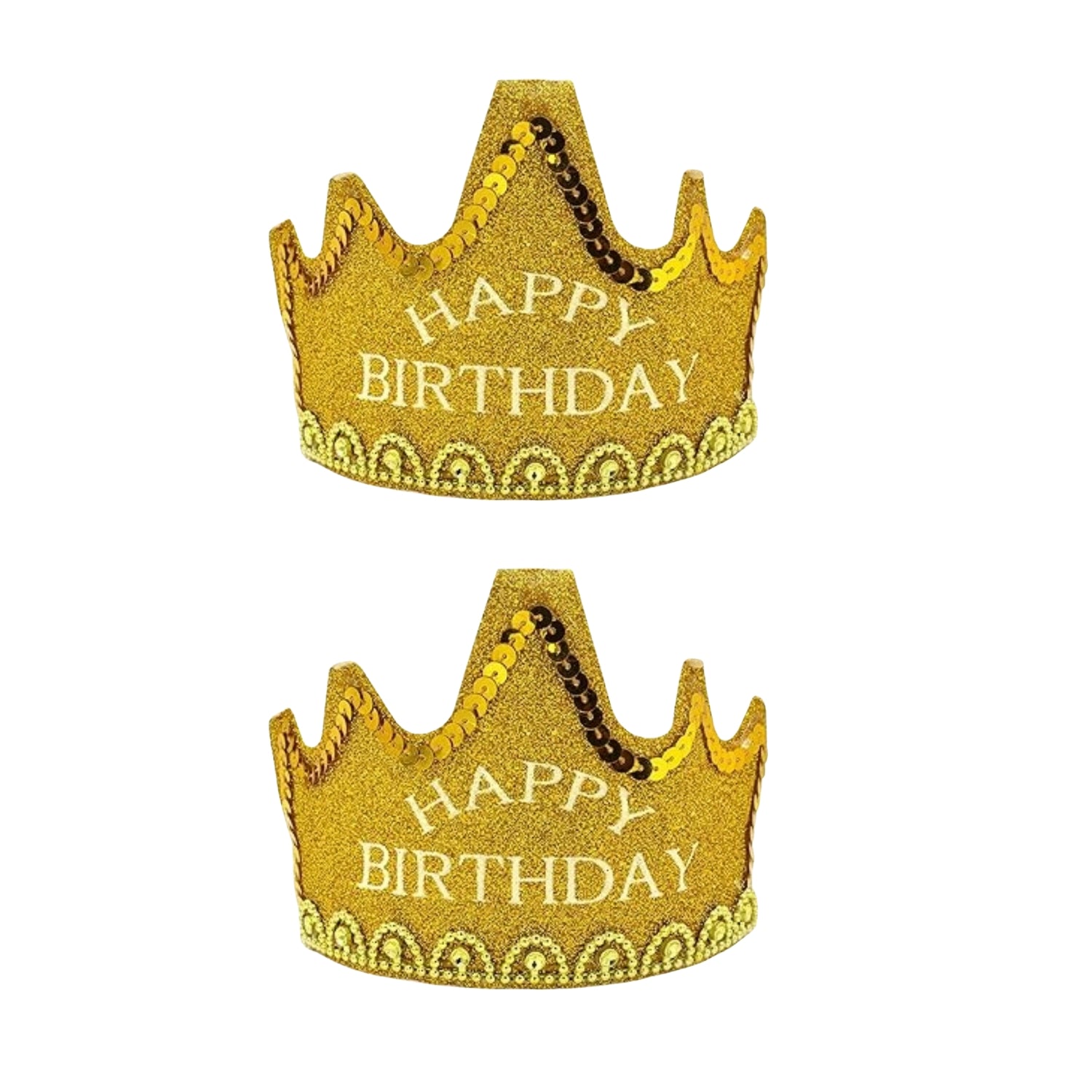 LED Crown for Birthday Kids Girls Boys LED Birthday Crown Light Up Party Crown for Special Birthday Celebration Fun Glow Accessory - Apkamart #Style_Pack Of 2