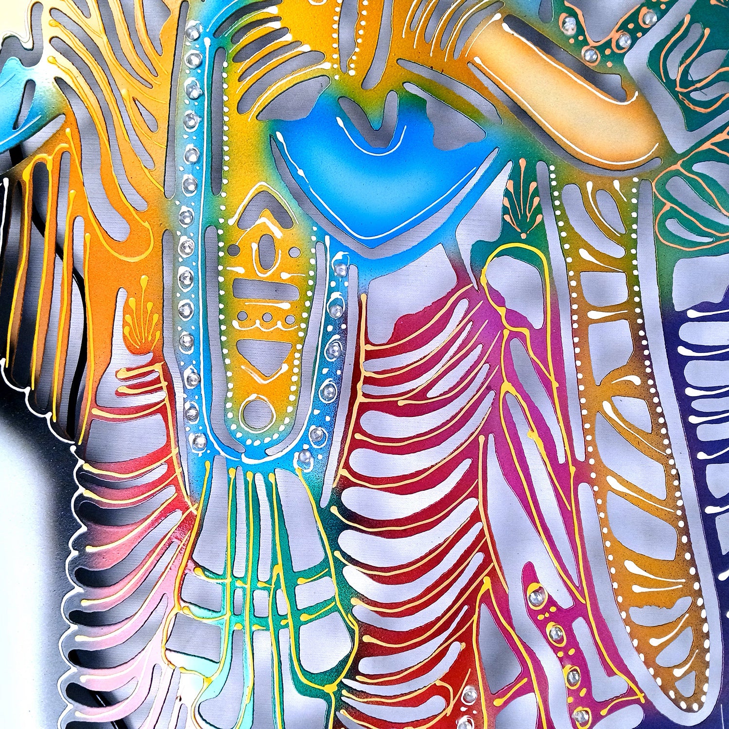 Radha Krishna Wall Hanging with LED Light | Decorative Backlit Metal Wall Decor - For Home, Office, Living Room Wall Decor & Gifts - 30 Inch - Apkamart