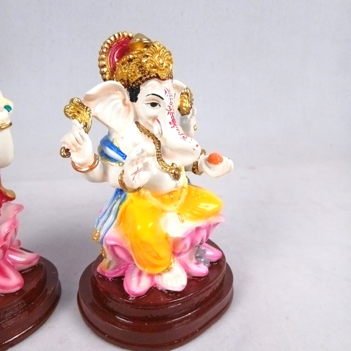 Lakshmi Ganesha Statue Idol Set For Diwali – 6 Inch-Apkamart