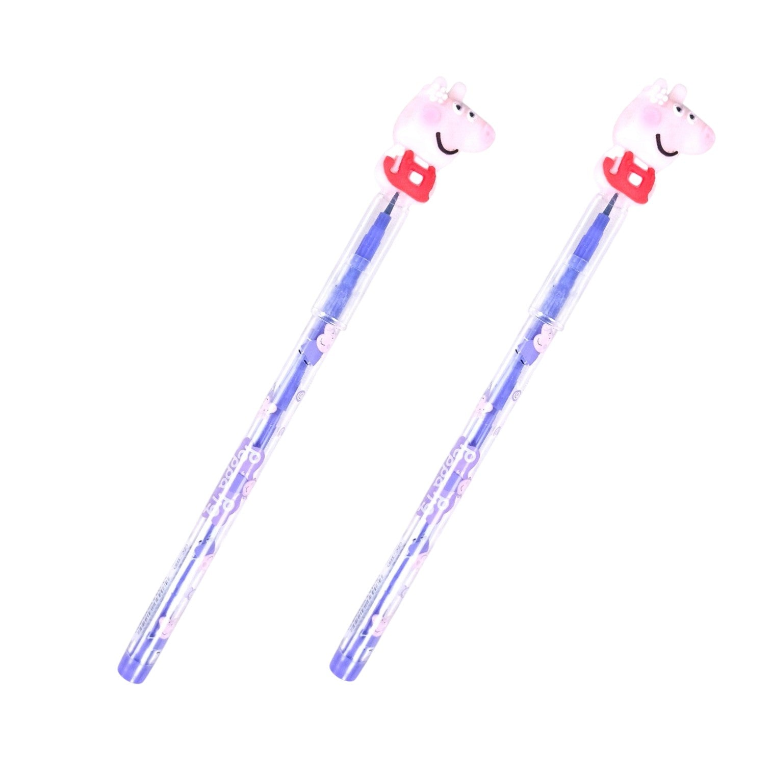 Lead Pencil for Kids | Multicolor Cartoon Pig | Drawing, Sketching & Return Gifts-Pack of 2 - Apkamart #Style_Pack Of 2