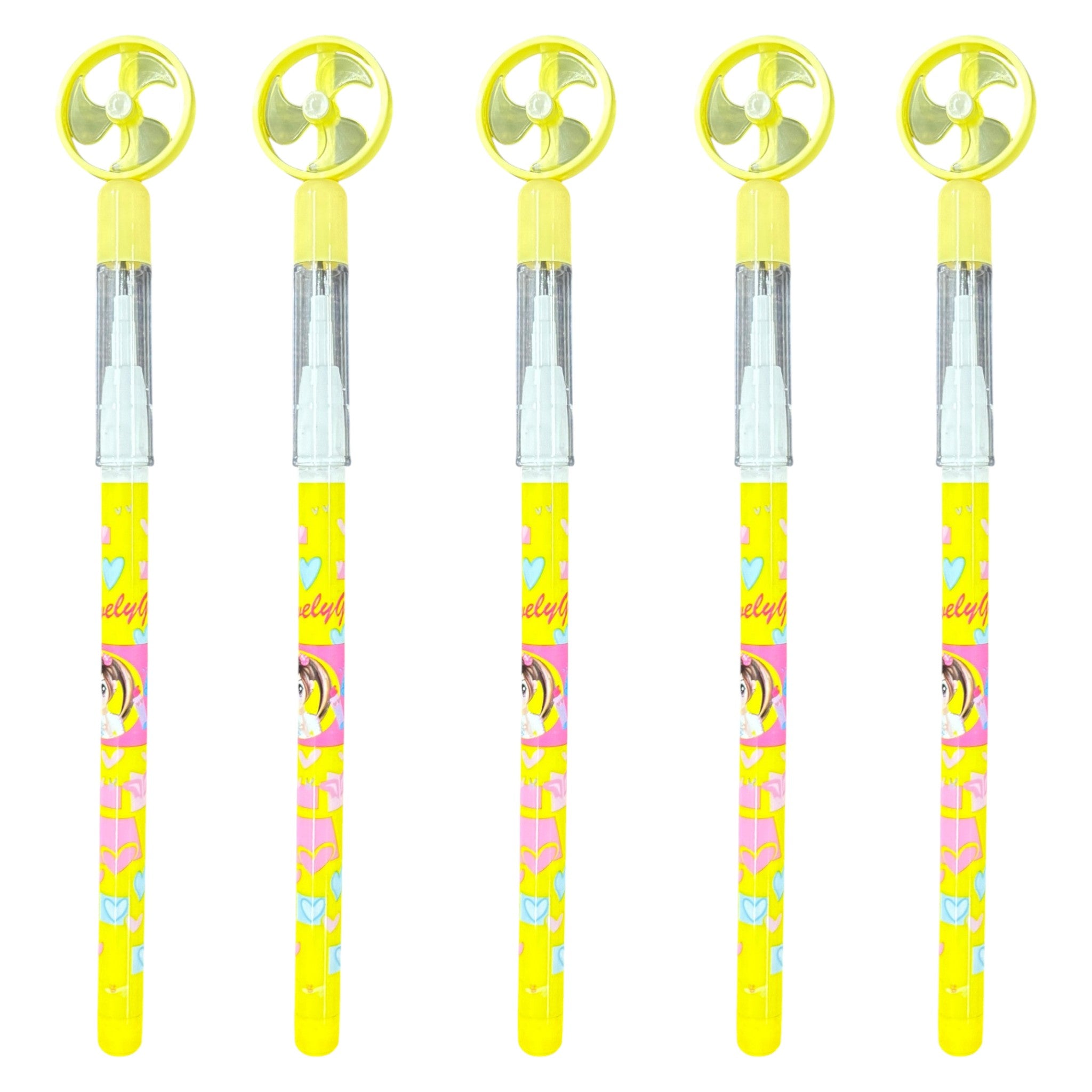 Lead Pencil for Kids – Multicolor Playing Fan Design | Smooth Writing Pencils for School, Drawing & Gifting- Pack of 2 - Apkamart #Style_Pack Of 5