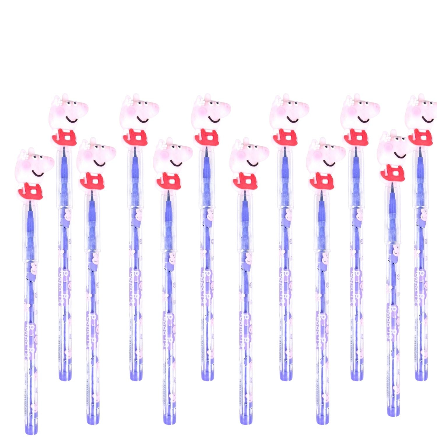 Lead Pencil for Kids | Multicolor Cartoon Pig | Drawing, Sketching & Return Gifts-Pack of 2 - Apkamart #Style_Pack Of 12