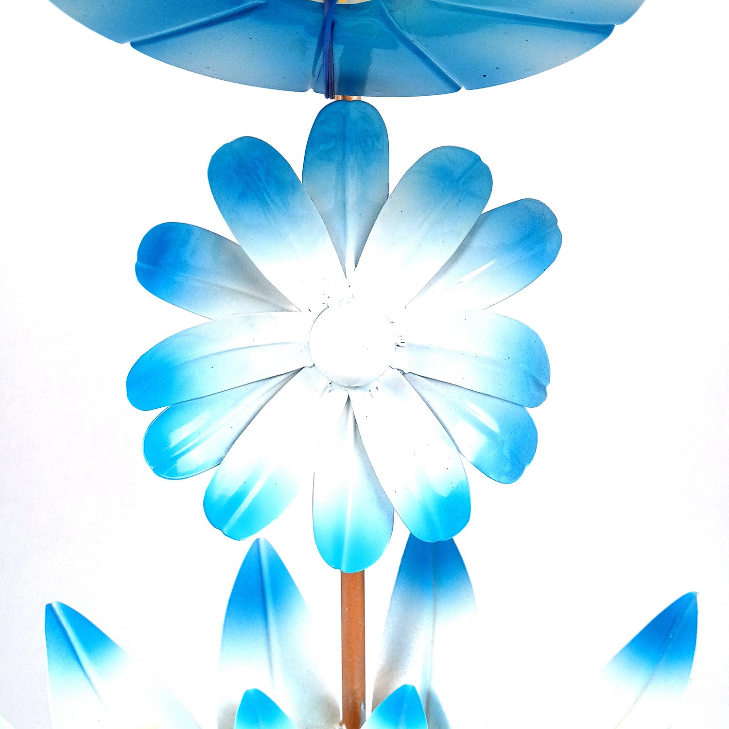 Lotus Lamp | Led Lamp Showpiece | Led Stand/Aasan for God - for Temple, Home, Living Room, Office Desk, Mandir Decor & Gifts - apkamart #color_Blue