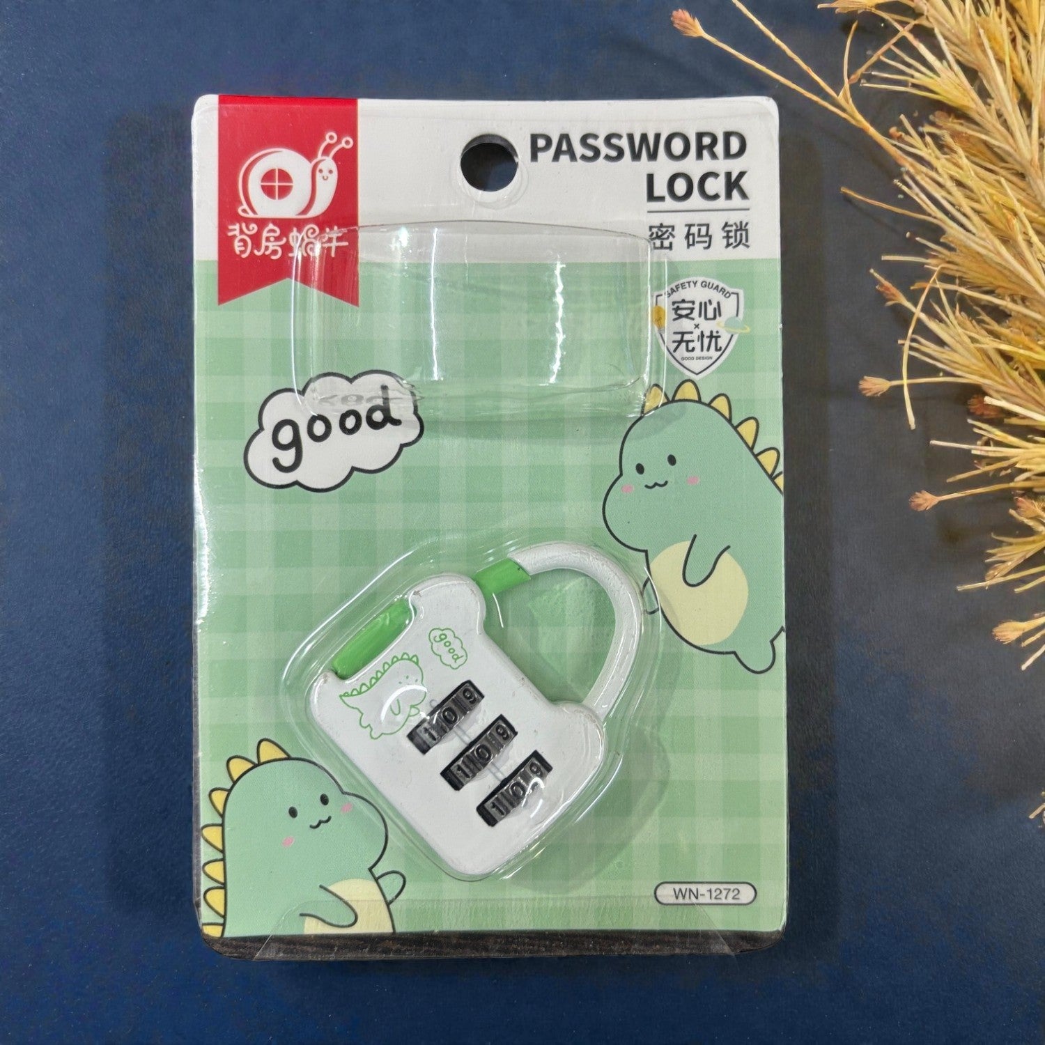 Number Lock | Number Lock for Laptop Bags Secure & Home. Office | Number Lock Padlock Using Travel Suitcases - Apkamart #Style_Pack Of 1