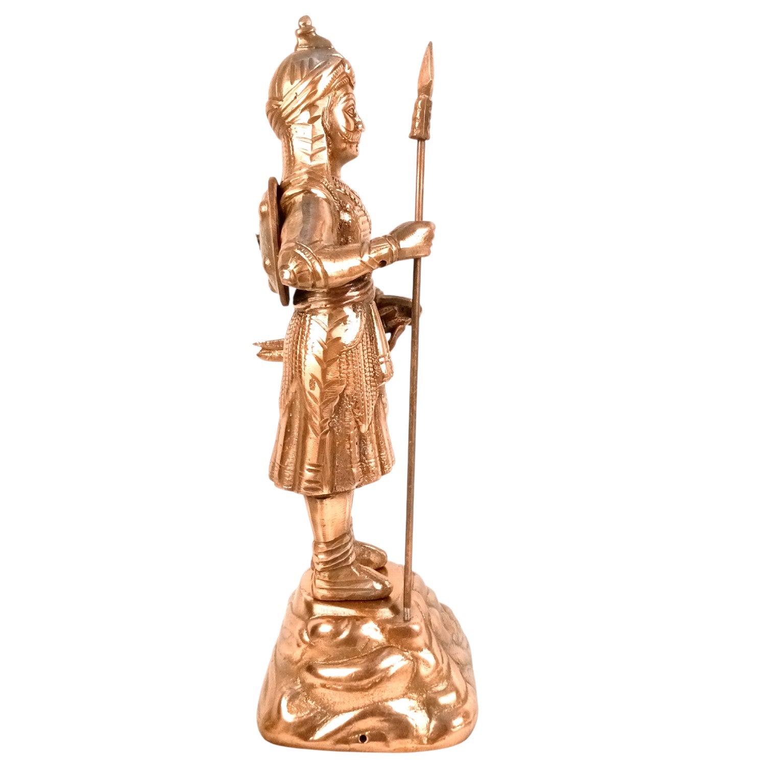 Maharana Pratap Statue Idol | Alloy Warrior Showpiece for Home & Office Decor | Historical Decorative Figurine & Gift - 17 Inch - Apkamart