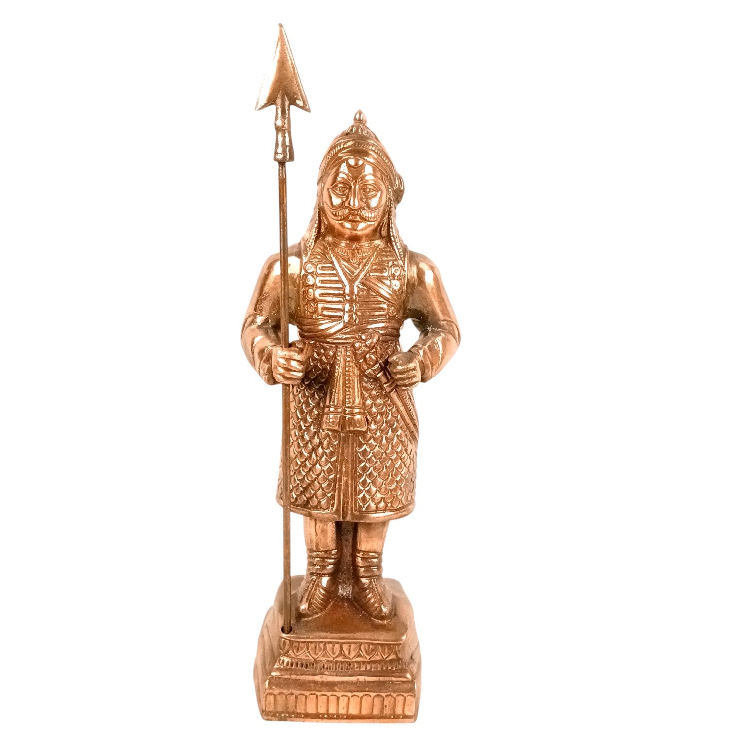 Maharana Pratap Statue | Historical Human Figurine Showpiece for Living Room & Home Decor | Warrior Idol for Office & Gift - 15 Inch - Apkamart