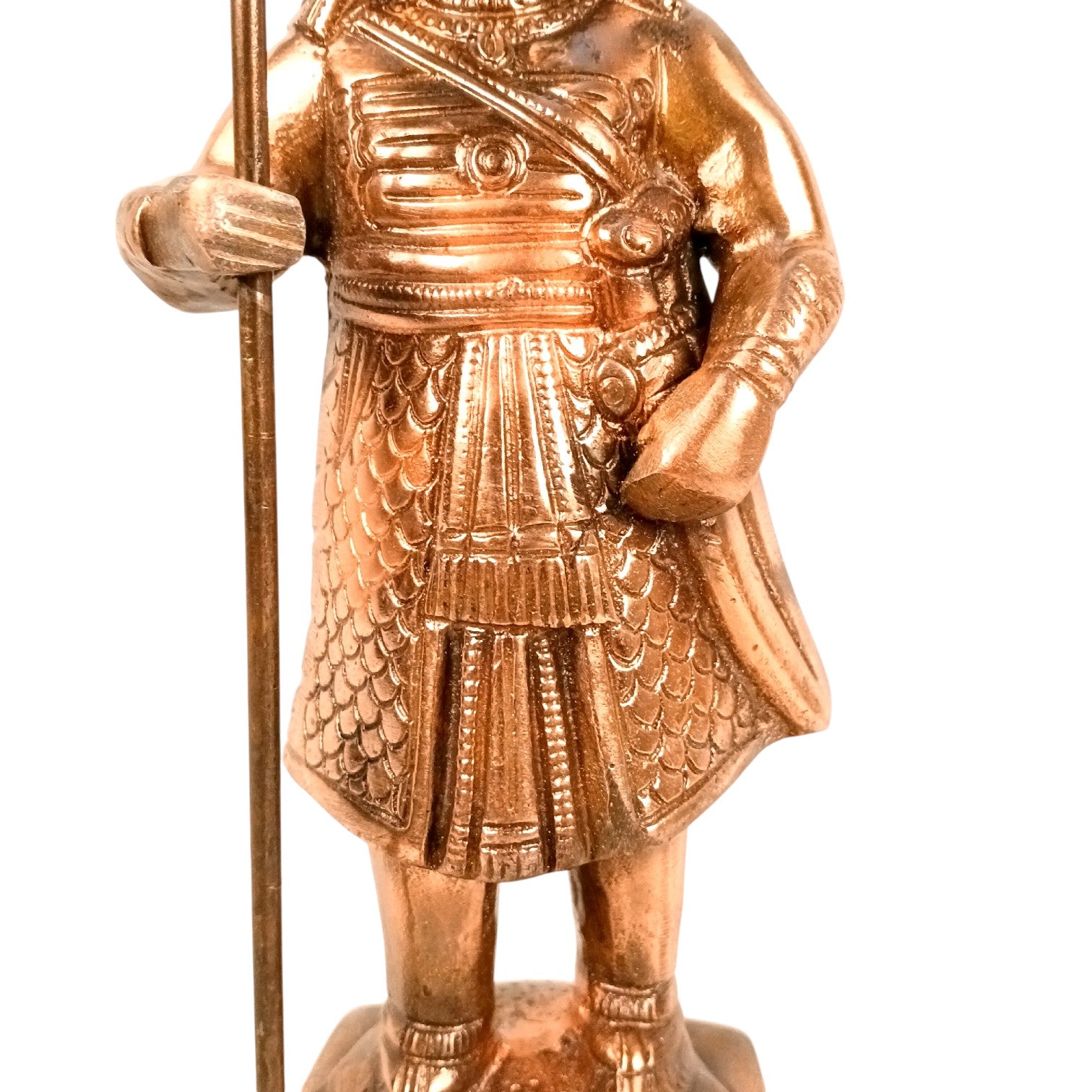Maharana Pratap Standing Statue Idol | Warrior Showpiece with Sword & Weapon for Home & Office Decor | Alloy Historical Figurine - 12 Inch - Apkamart