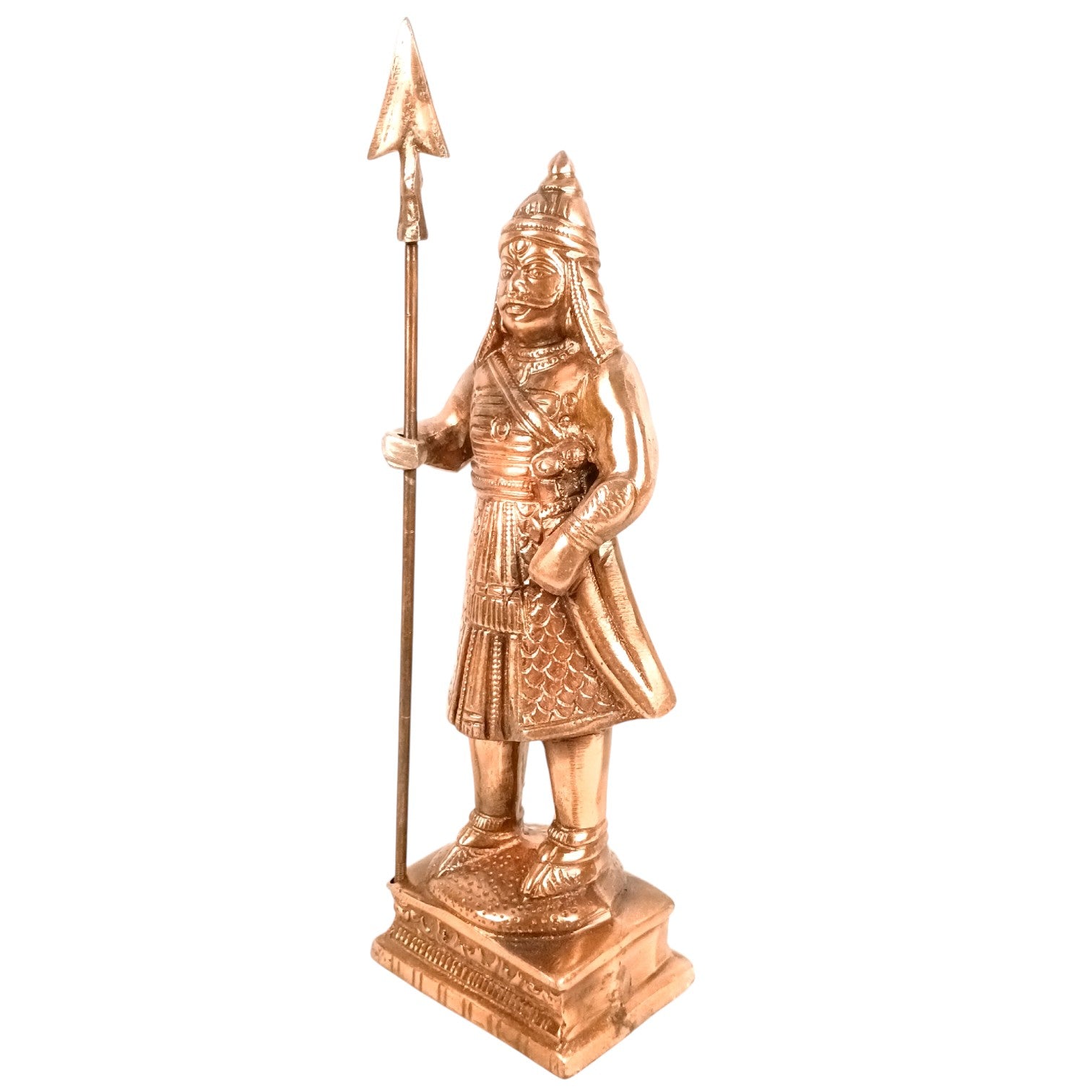 Maharana Pratap Standing Statue Idol | Warrior Showpiece with Sword & Weapon for Home & Office Decor | Alloy Historical Figurine - 12 Inch - Apkamart