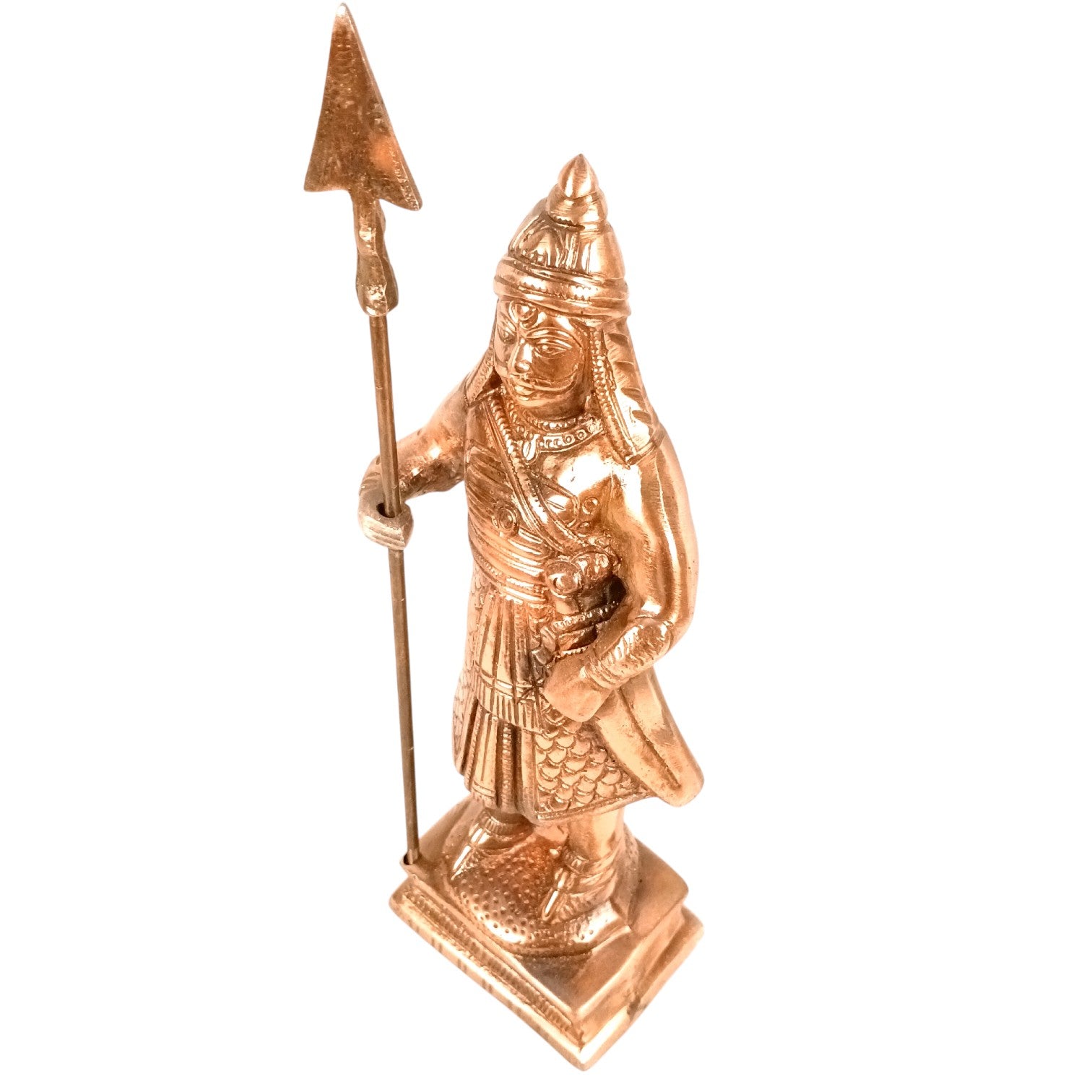 Maharana Pratap Standing Statue Idol | Warrior Showpiece with Sword & Weapon for Home & Office Decor | Alloy Historical Figurine - 12 Inch - Apkamart