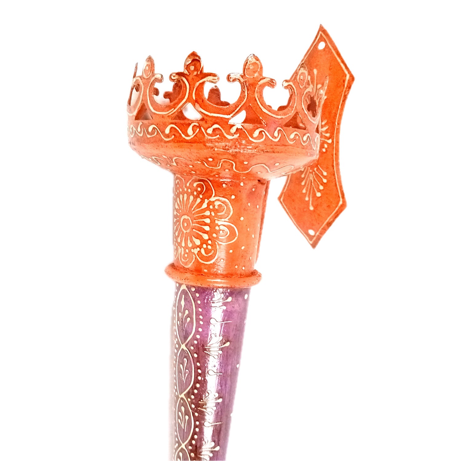 Mashal Candle Holder Stand | Mashaal Tea Light Shaped Torch With Antique Finish - For Home & Rustic Wall Decor, Living Room - 18 Inch - Apkamart