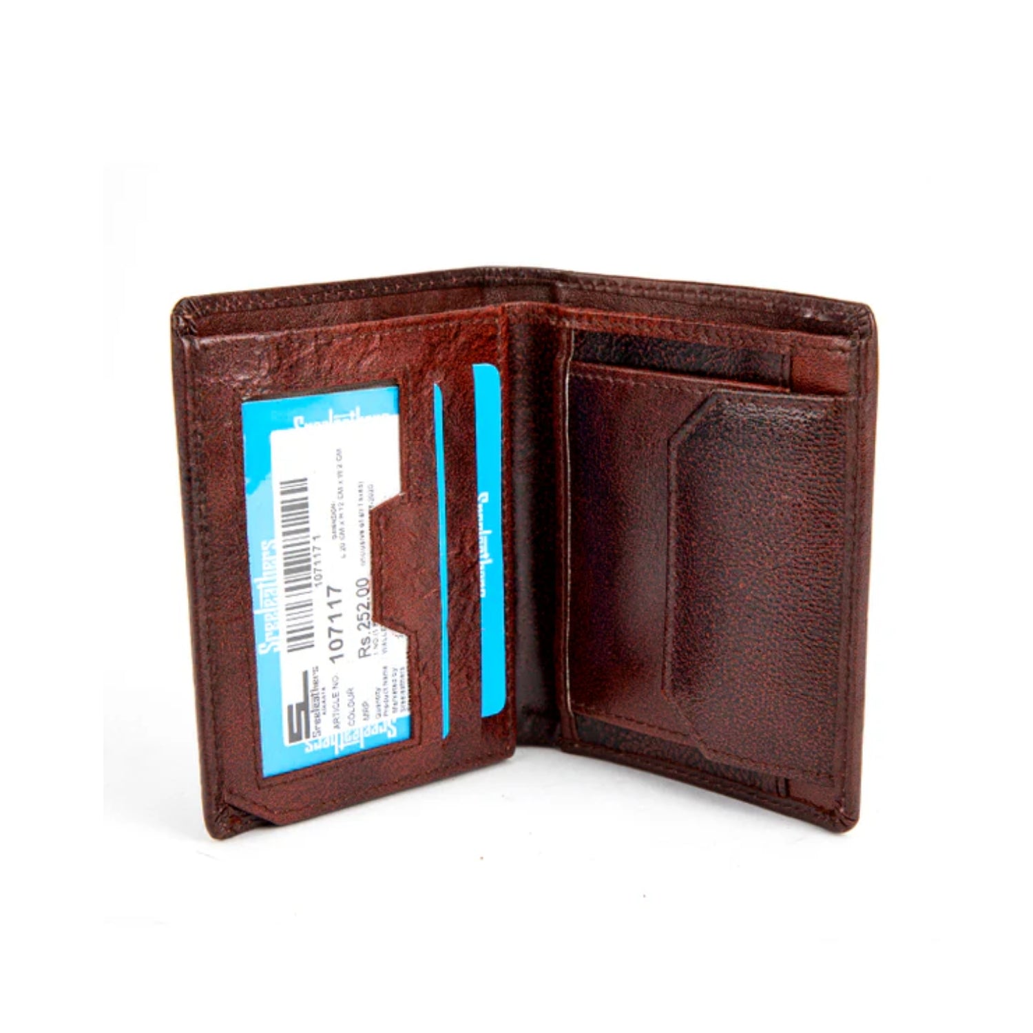 Leather Wallet for Men | Premium Mens Wallet | Classic Men Wallet Purse with Multiple Card Slots | Slim & Durable Wallets for Men Daily Use - Apkamart #Style_Design 3