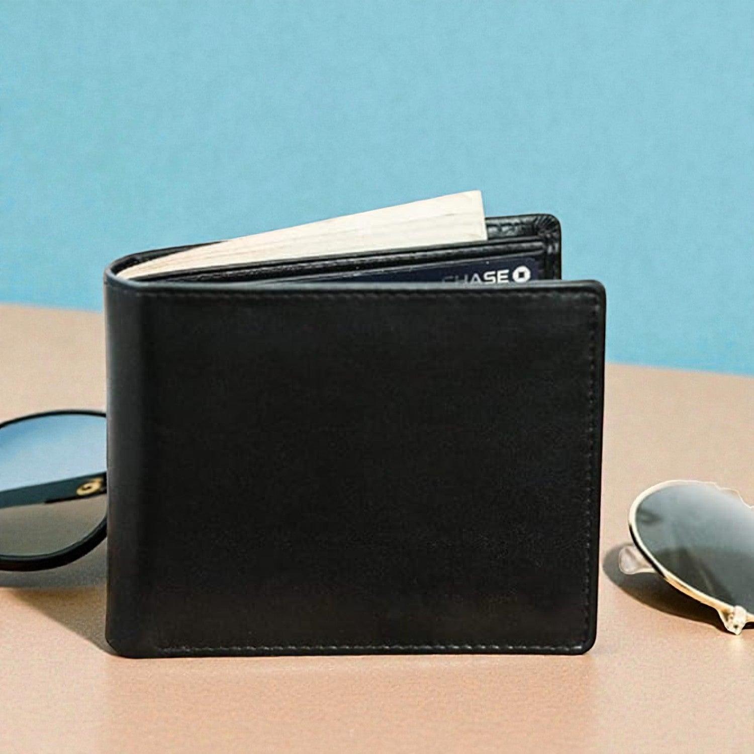 Leather Wallet for Men | Premium Mens Wallet | Classic Men Wallet Purse with Multiple Card Slots | Slim & Durable Wallets for Men Daily Use - Apkamart #Style_Design 2