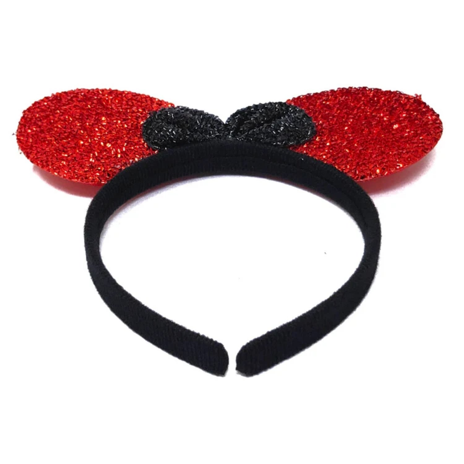 Minnie Mouse Hairband for Girls Cute Cartoon Bow Hairband for Kids Soft Comfortable Hairband for Birthday Party Daily Wear School Functions