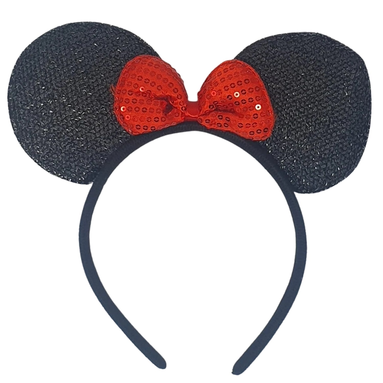 Minnie Mouse Hairband for Girls Cute Cartoon Bow Hairband for Kids Soft Comfortable Hairband for Birthday Party Daily Wear School Functions