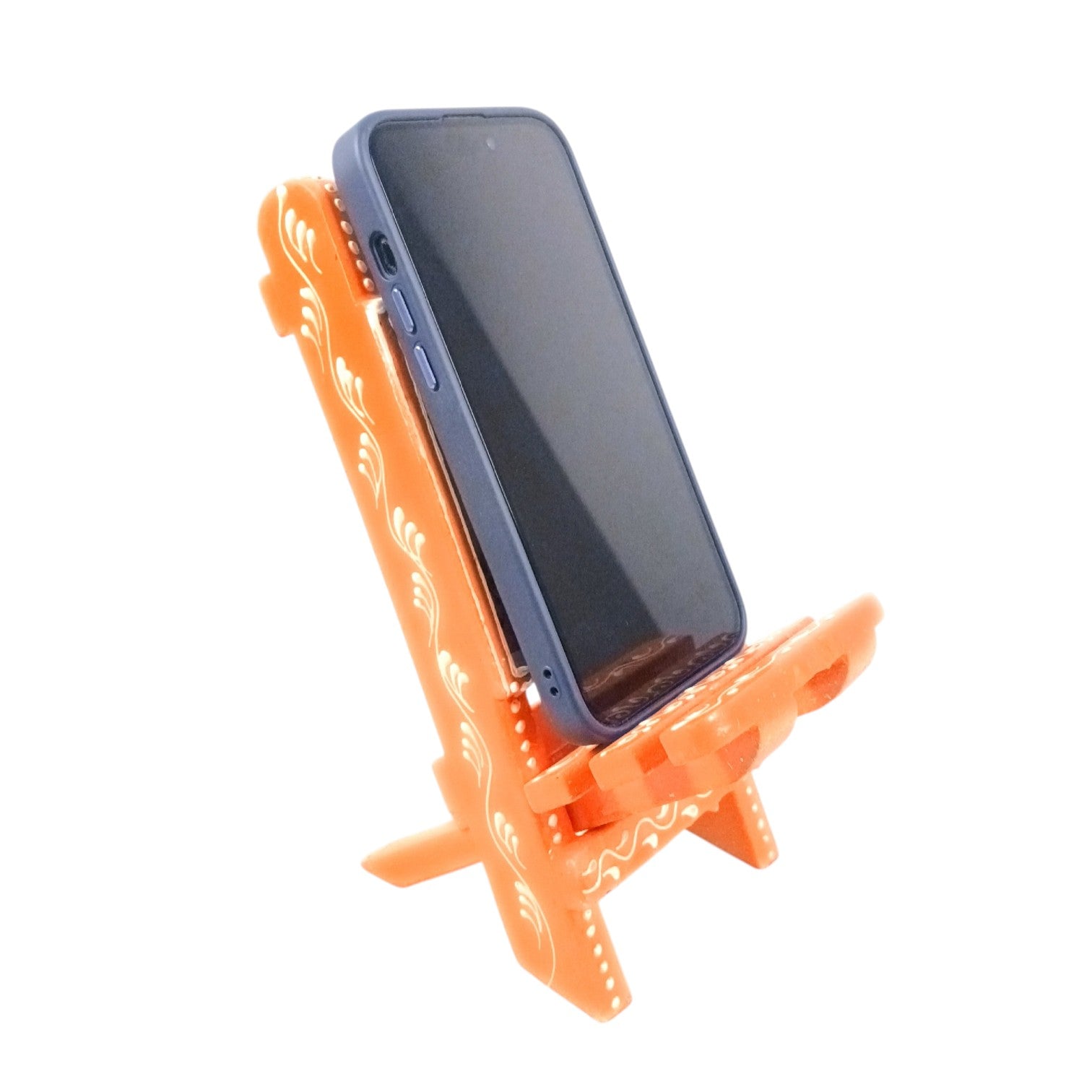Mobile Holder Folding Mini Chair Showpiece For Desk & Decor - 9 Inch - Apkamart