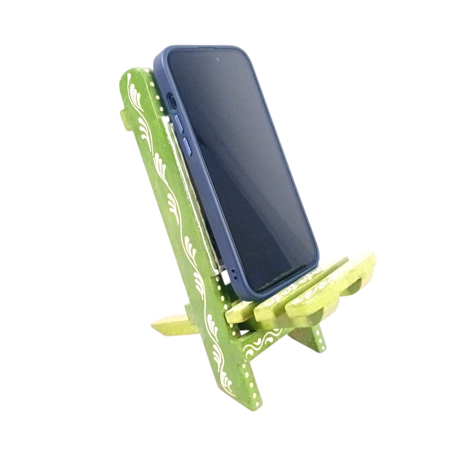 Mobile Holder Folding Mini Chair Showpiece For Desk & Decor - 9 Inch - Apkamart
